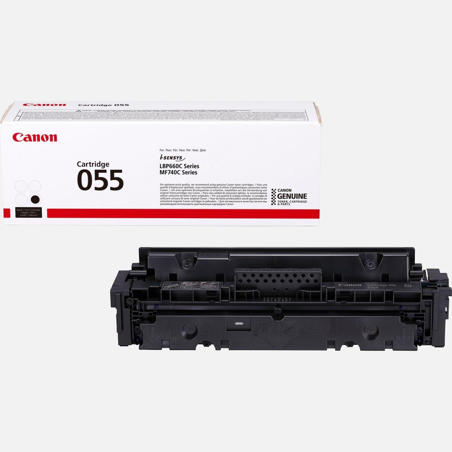 Canon 055 lasertulostuskasetti, musta - Lourun verkkokauppa