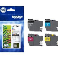 Brother LC-422XL -mustekasettien monipakkaus, 4 väriä, myyntipakkaus