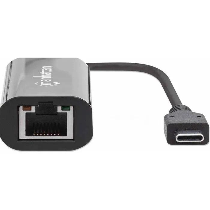 Manhattan 2.5 gigabitin USB-C verkkoadapteri - Lourun verkkokauppa