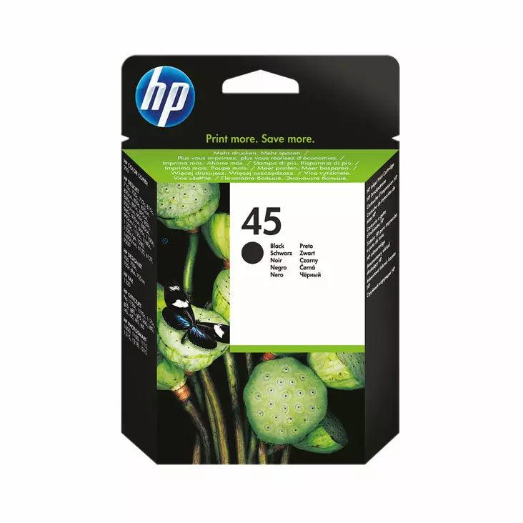 HP 45 musta alkuperäinen mustepatruuna - 930 sivua - Lourun verkkokauppa