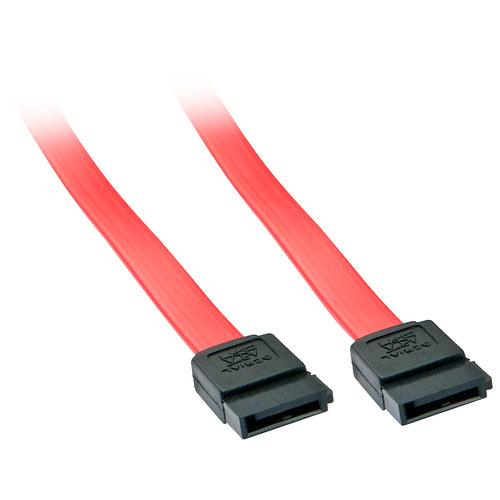 Lindy 0.5m SATA III -sisäkaapeli, suora, musta/punainen - Lourun verkkokauppa