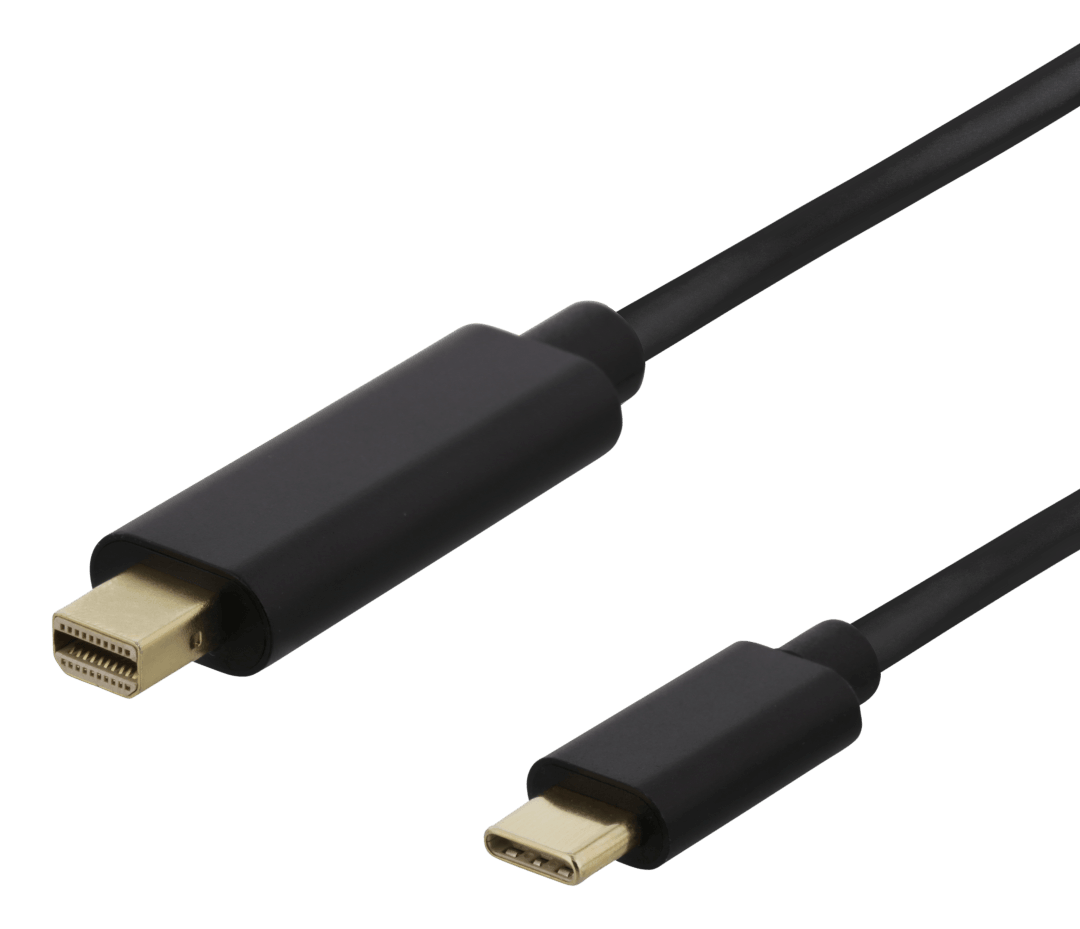 MicroConnect 4K USB-C to Mini Displayport kaapeli 1m - Lourun verkkokauppa