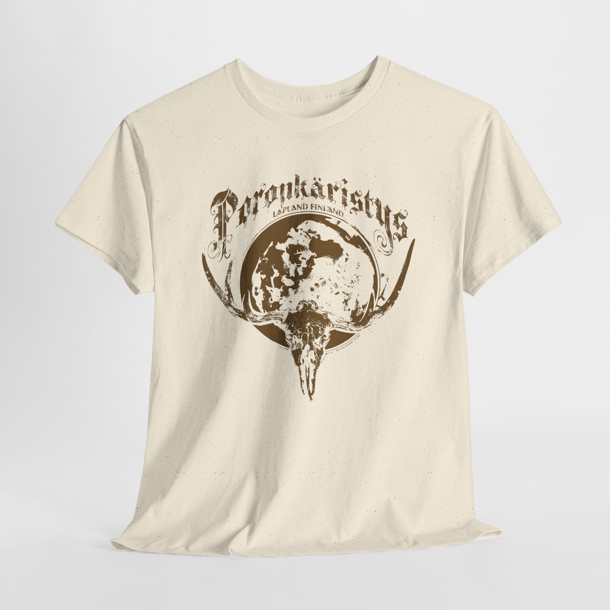 Poronkäristys Lapland Finland t-paita | 100% puuvillaa, unisex