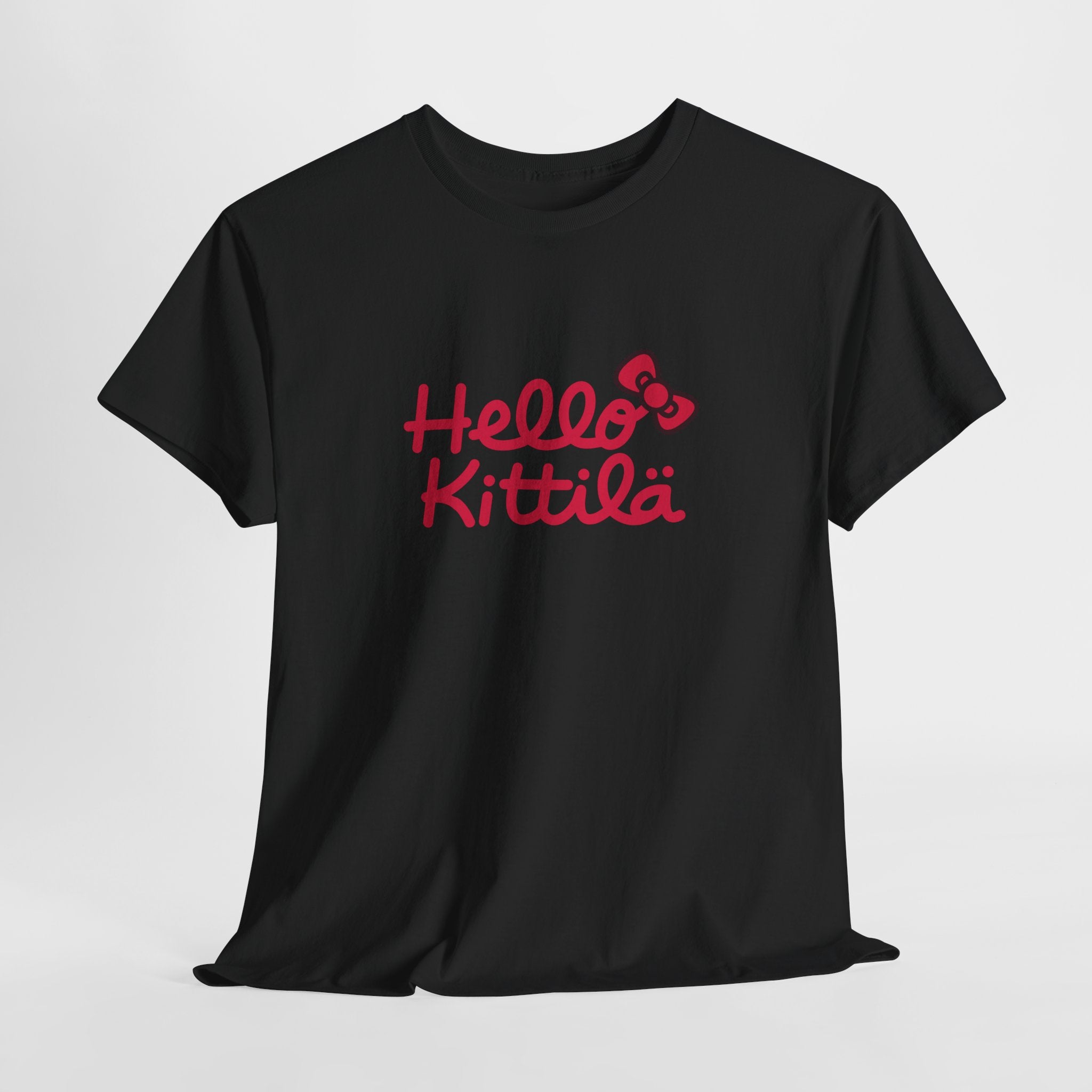 Hello Kittilä (iso teksti) | 100% puuvillaa, unisex