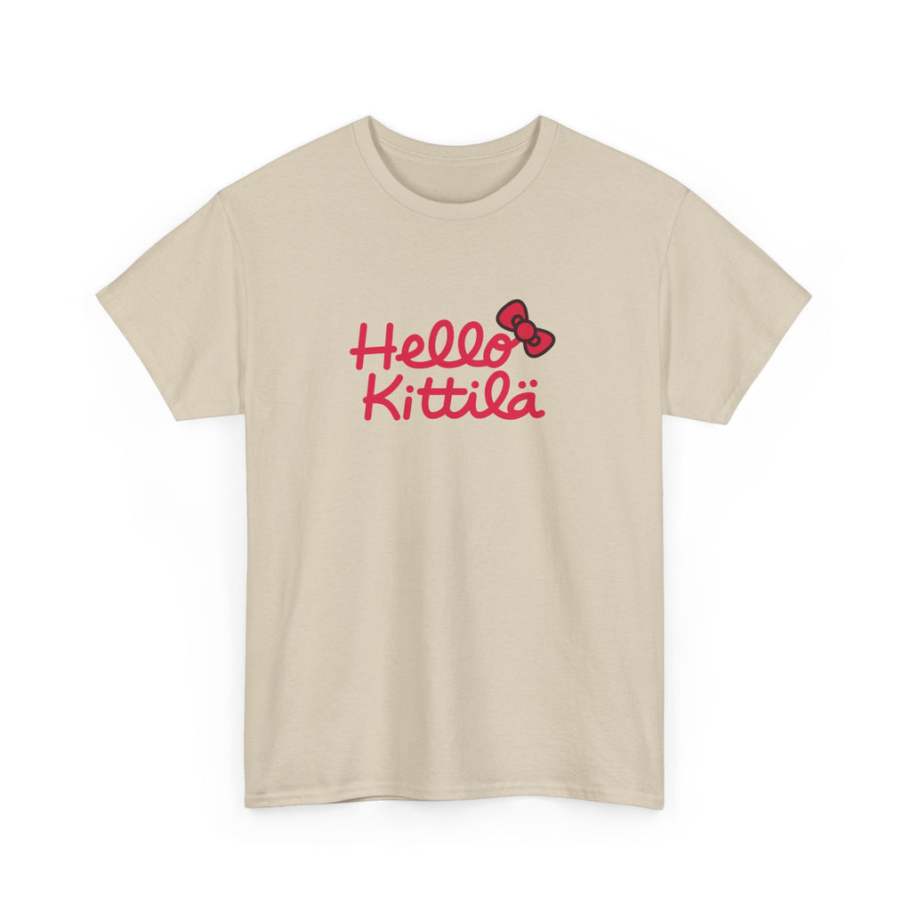 Hello Kittilä (iso teksti) | 100% puuvillaa, unisex