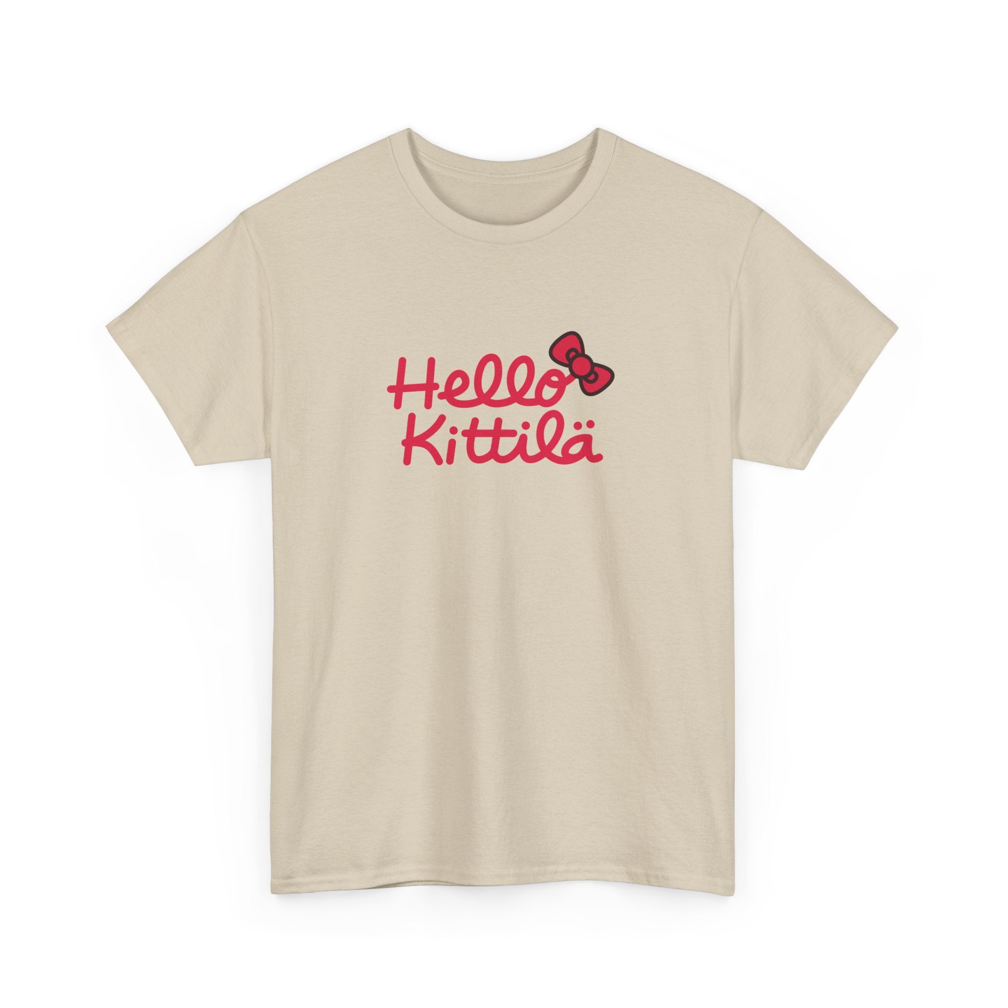 Hello Kittilä (iso teksti) | 100% puuvillaa, unisex