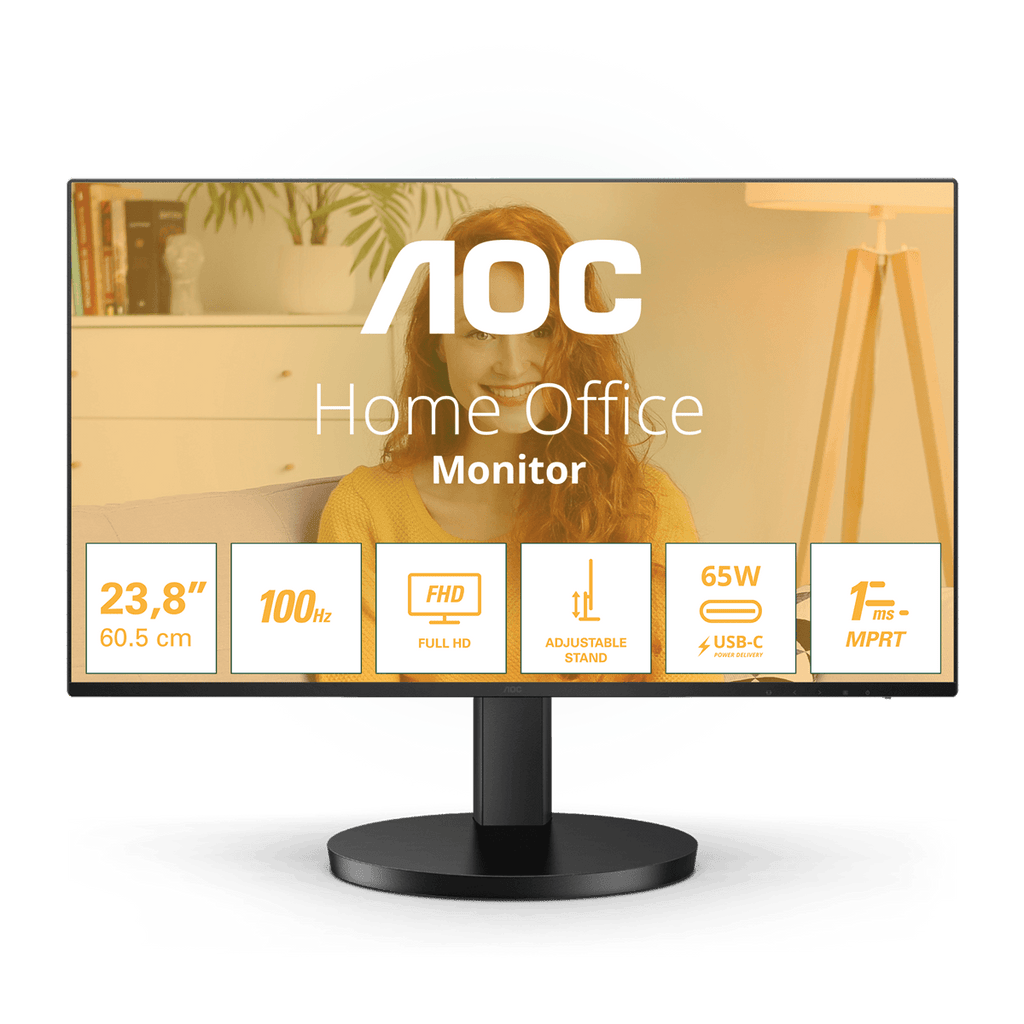 AOC 27B3CF2 27" IPS 100Hz monitori - Lourun verkkokauppa