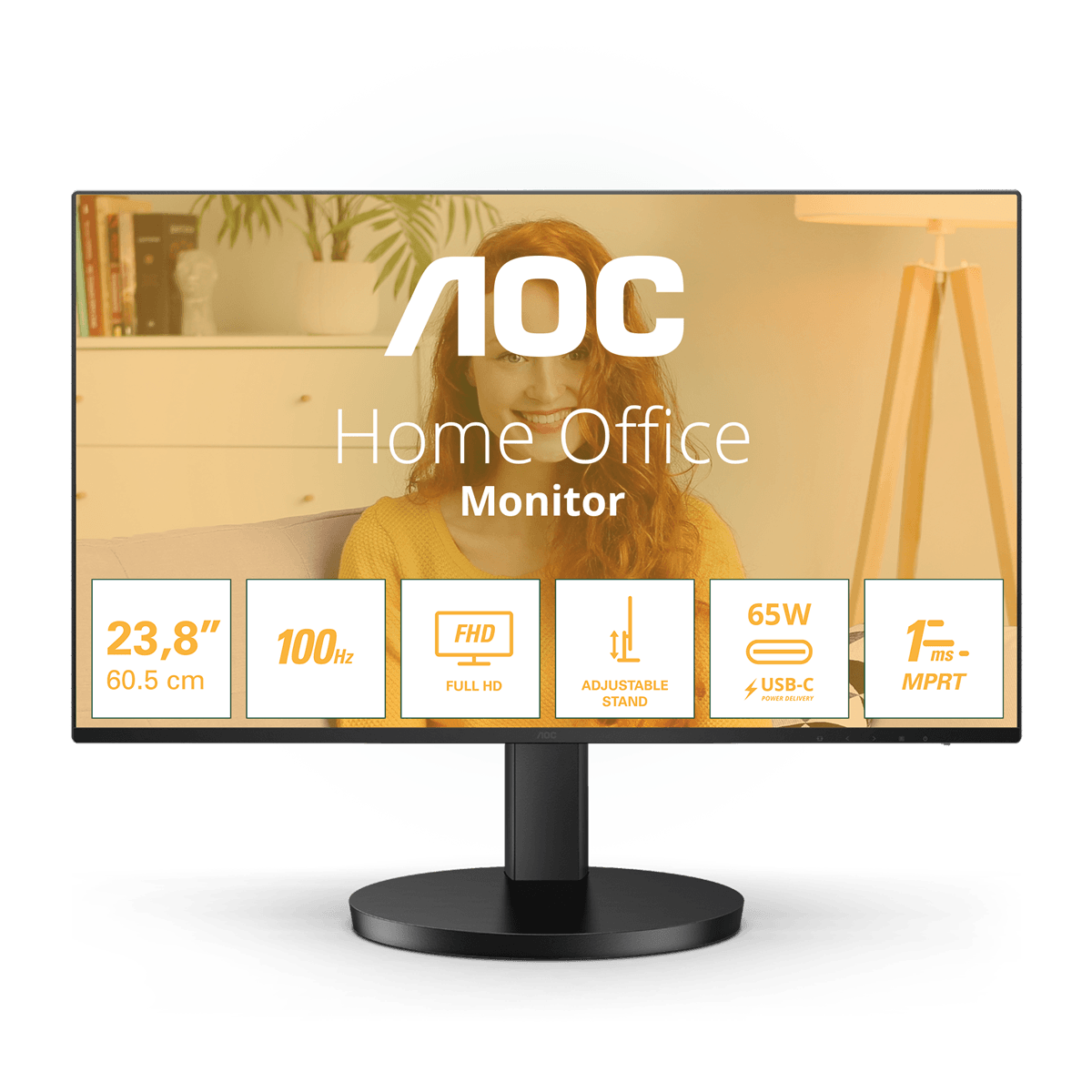 AOC 27B3CF2 27" IPS 100Hz monitori - Lourun verkkokauppa