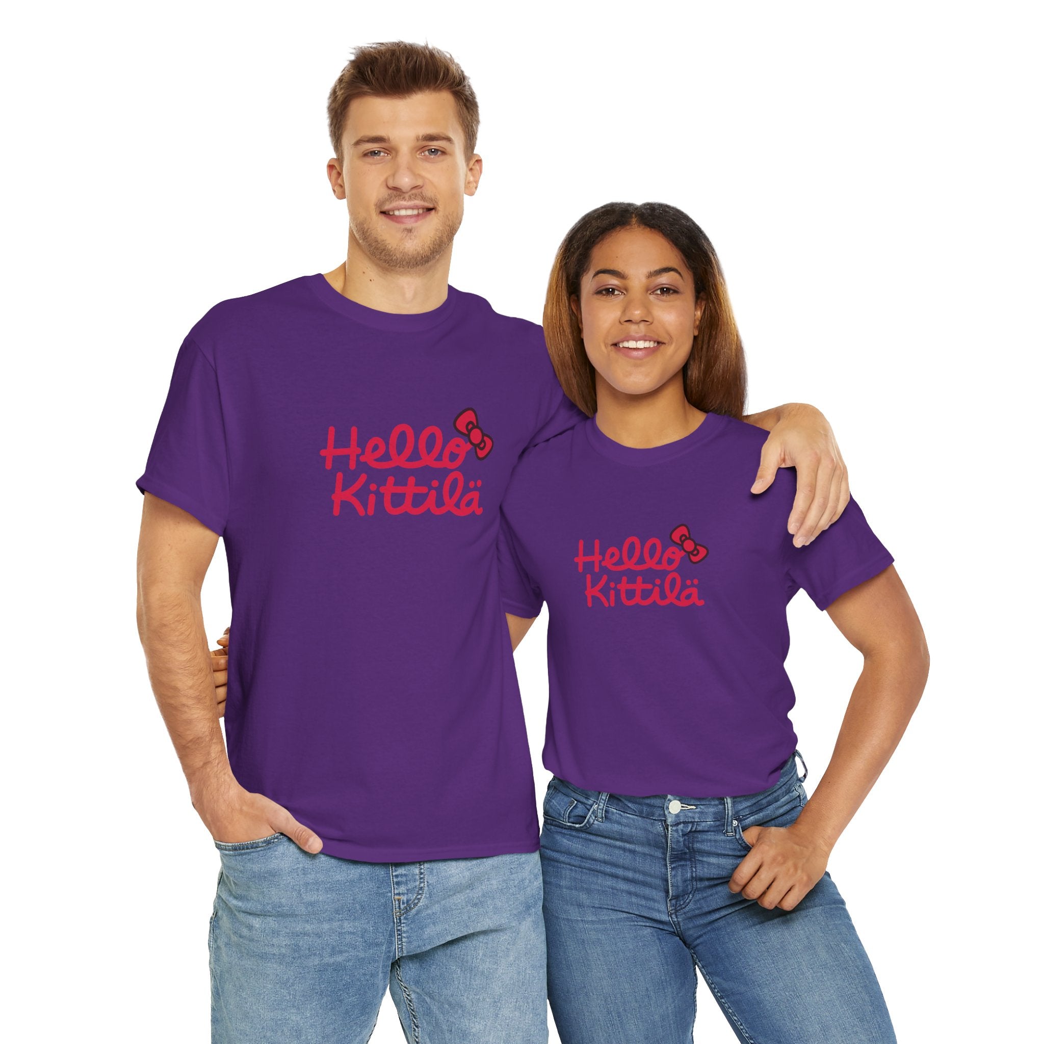 Hello Kittilä (iso teksti) | 100% puuvillaa, unisex