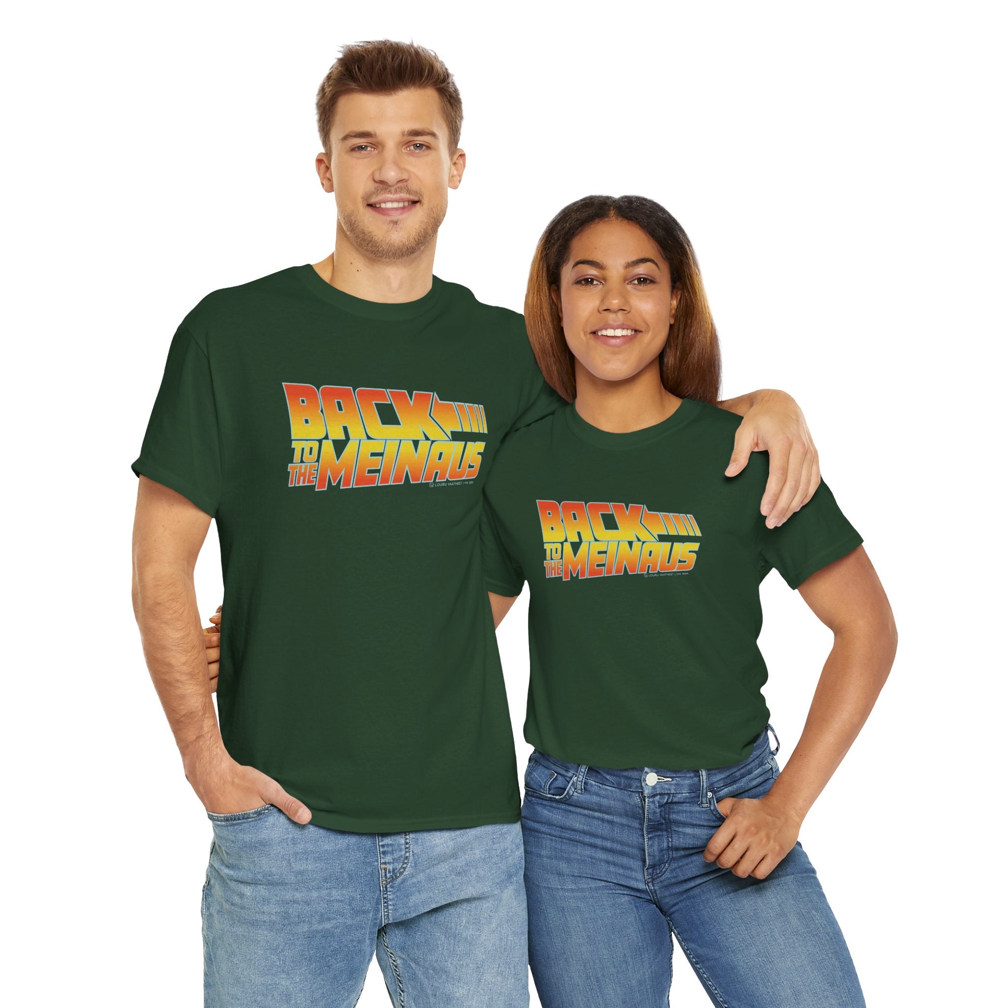 Back to the Meinaus t-paita | 100% puuvillaa, unisex