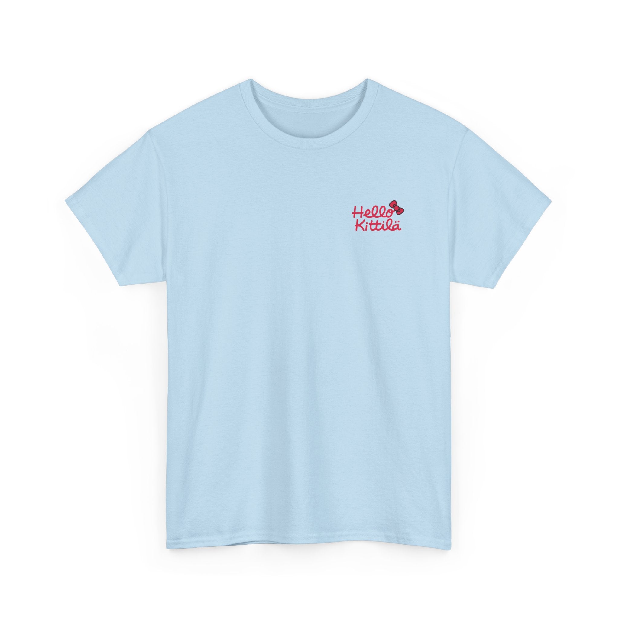 Hello Kittilä (pieni teksti) | 100% puuvillaa, unisex