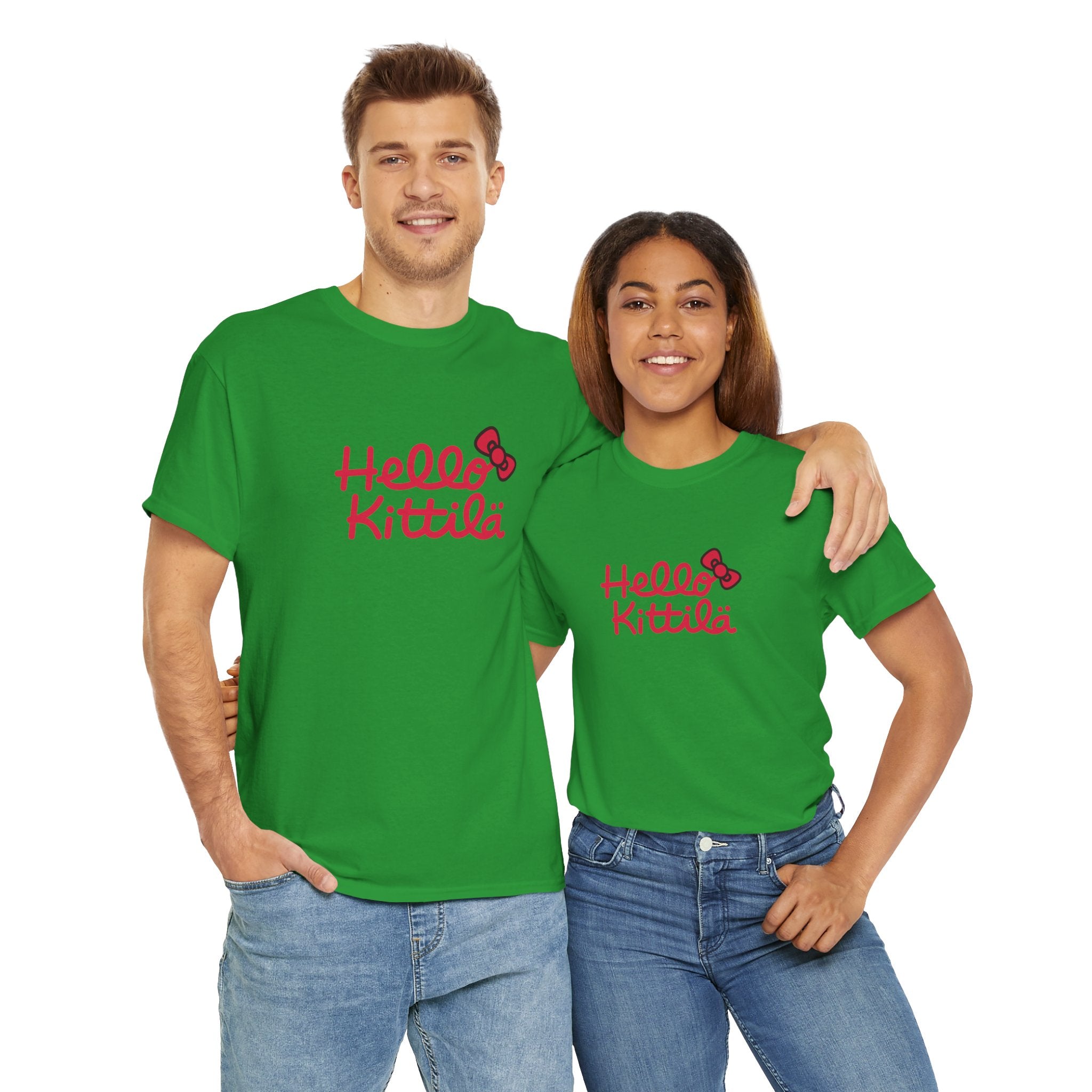 Hello Kittilä (iso teksti) | 100% puuvillaa, unisex