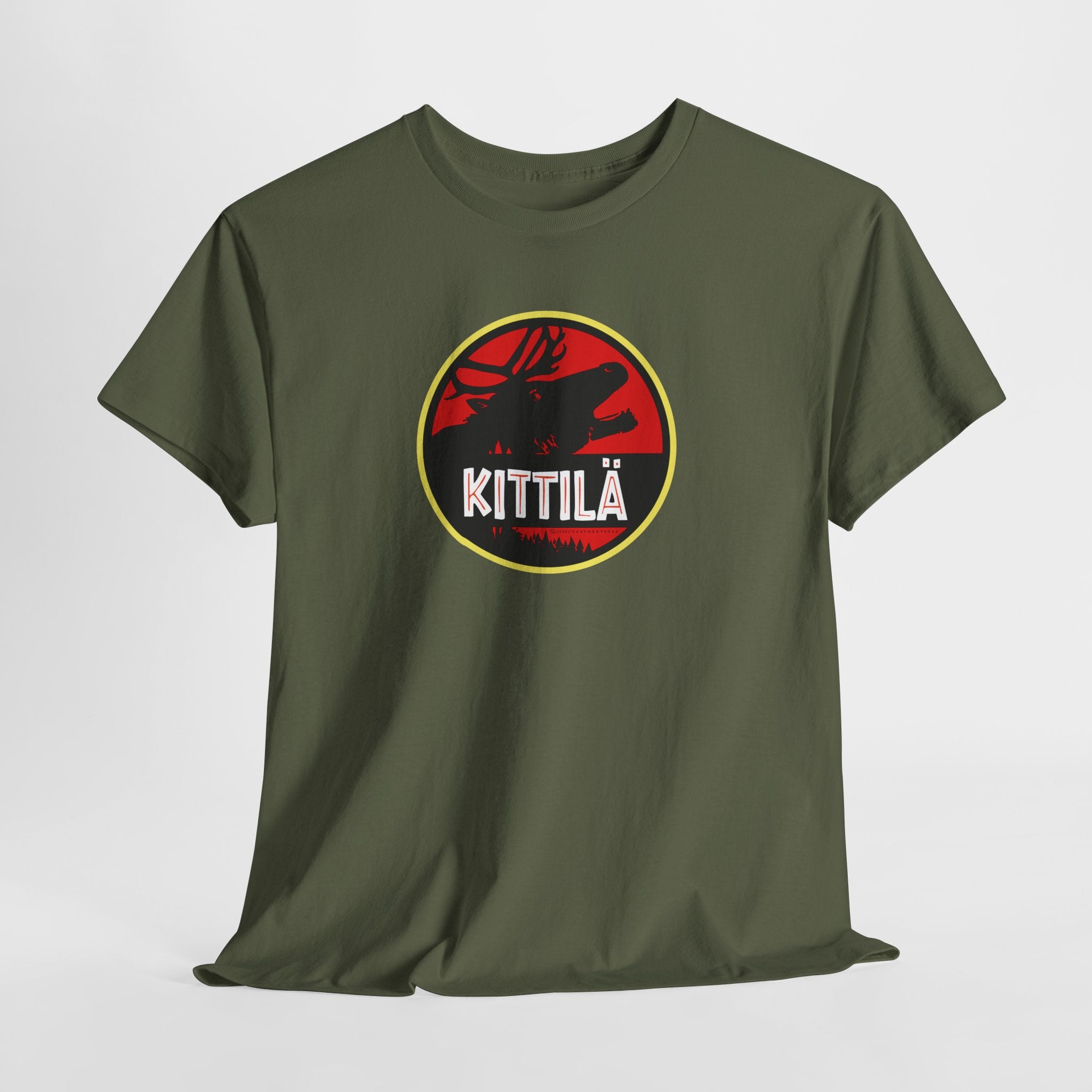 Kittilä t-paita (Jurassic Park tyyliin) | 100% puuvillaa, unisex