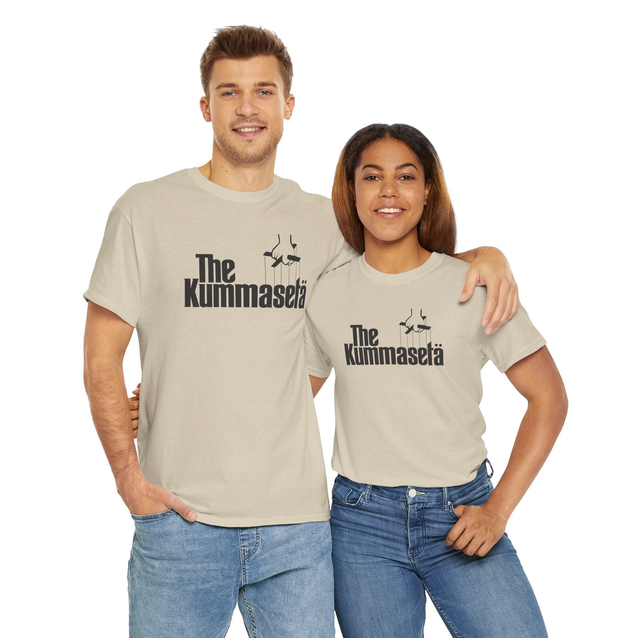 The Kummasetä t-paita, tumma teksti | 100% puuvillaa, unisex - Lourun verkkokauppa