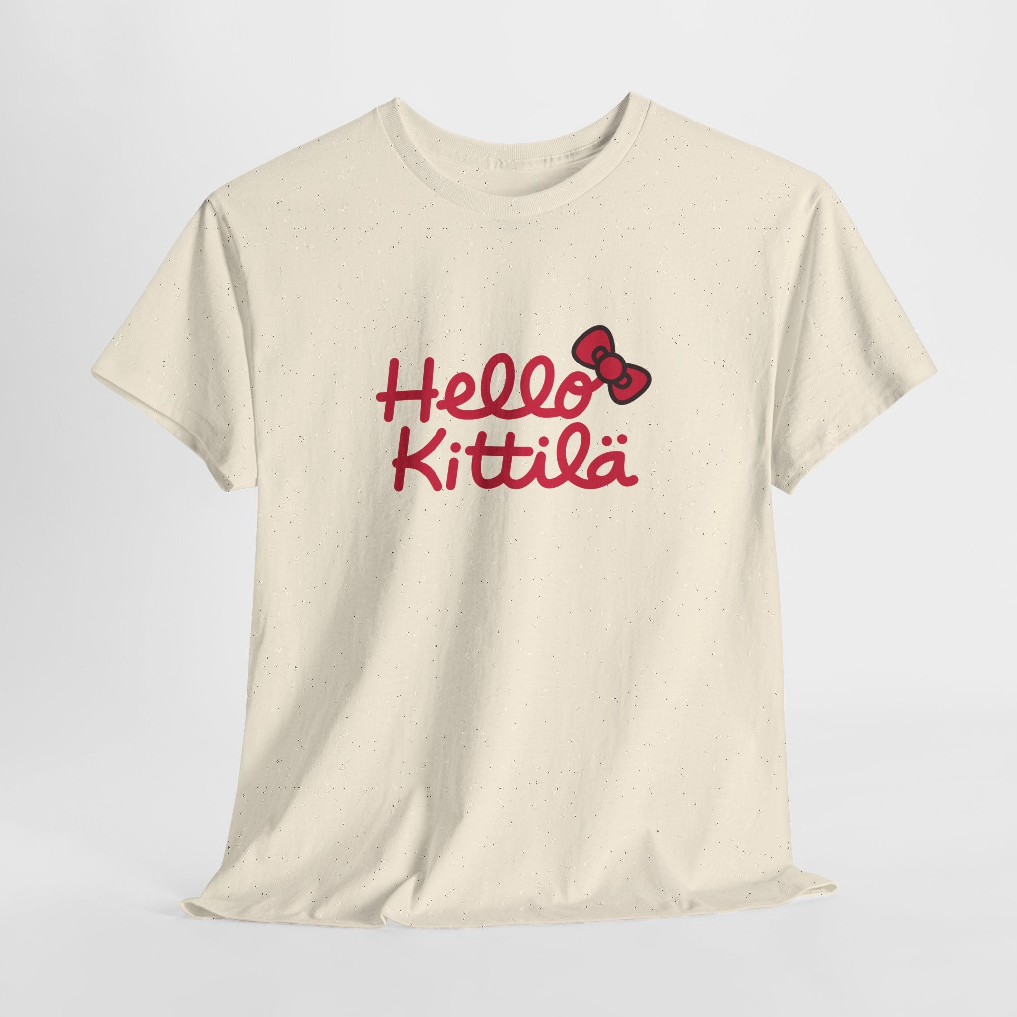 Hello Kittilä (iso teksti) | 100% puuvillaa, unisex