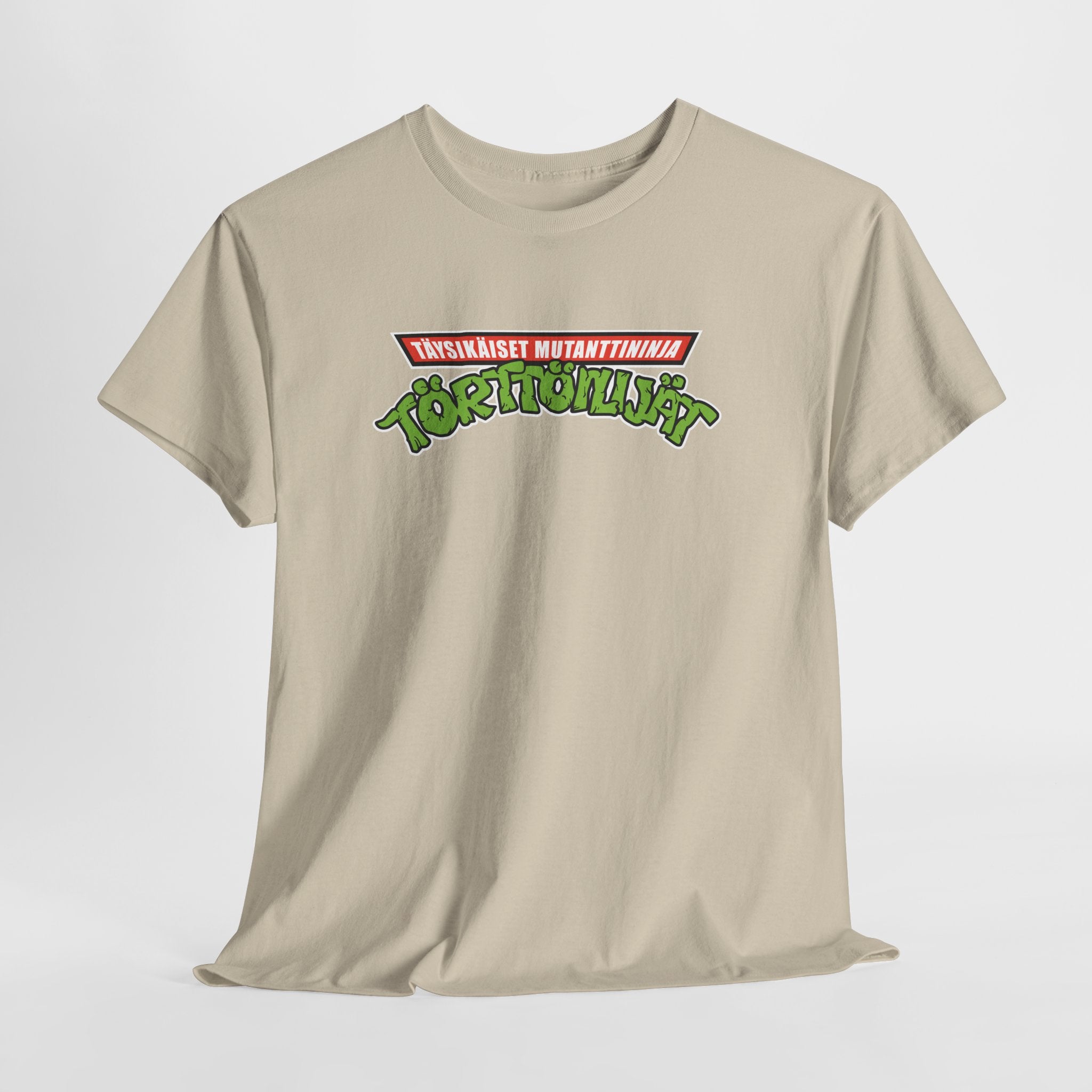 TMNT eli Täysikäiset Mutanttininja Törttöilijät t-paita | 100% puuvillaa, unisex