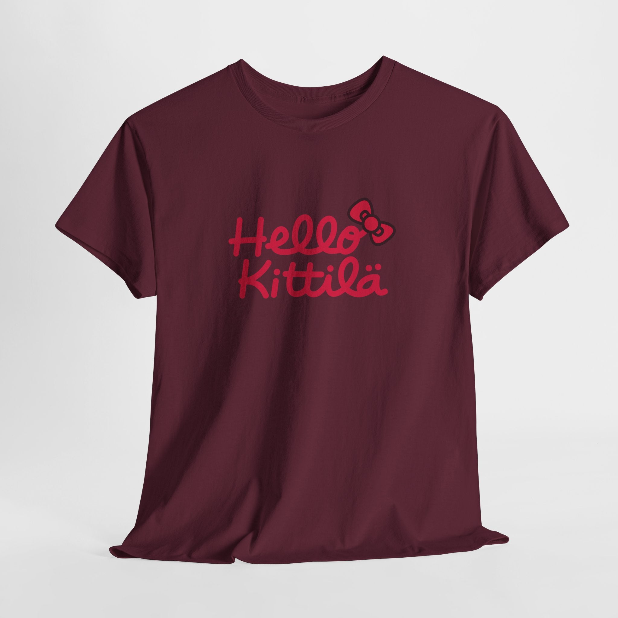 Hello Kittilä (iso teksti) | 100% puuvillaa, unisex