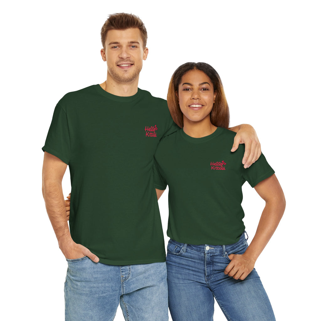 Hello Kittilä (pieni teksti) | 100% puuvillaa, unisex
