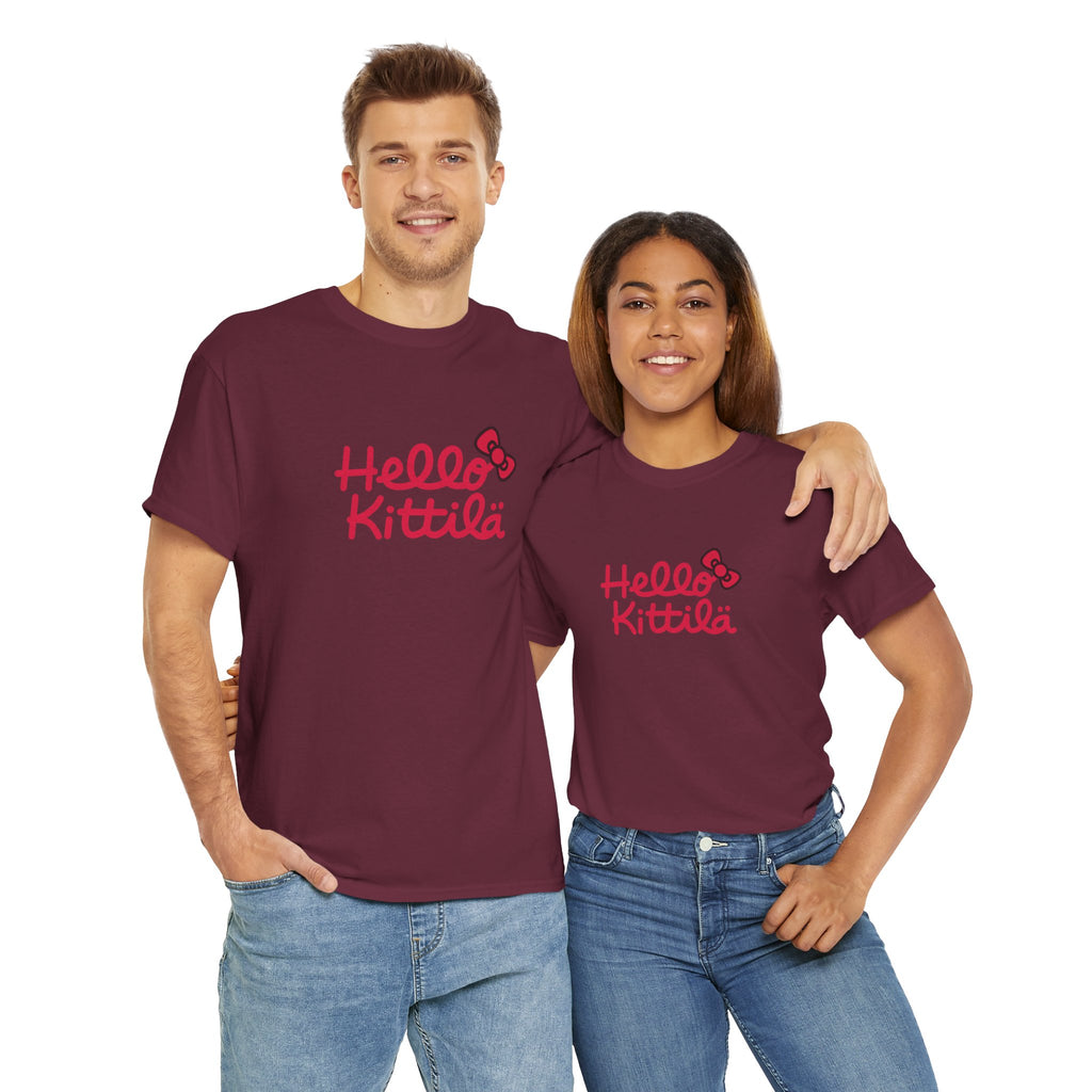 Hello Kittilä (iso teksti) | 100% puuvillaa, unisex