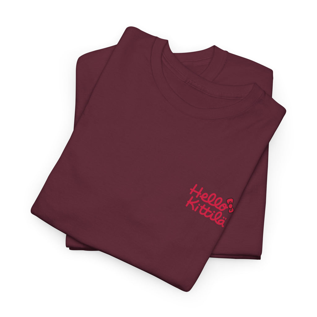 Hello Kittilä (pieni teksti) | 100% puuvillaa, unisex