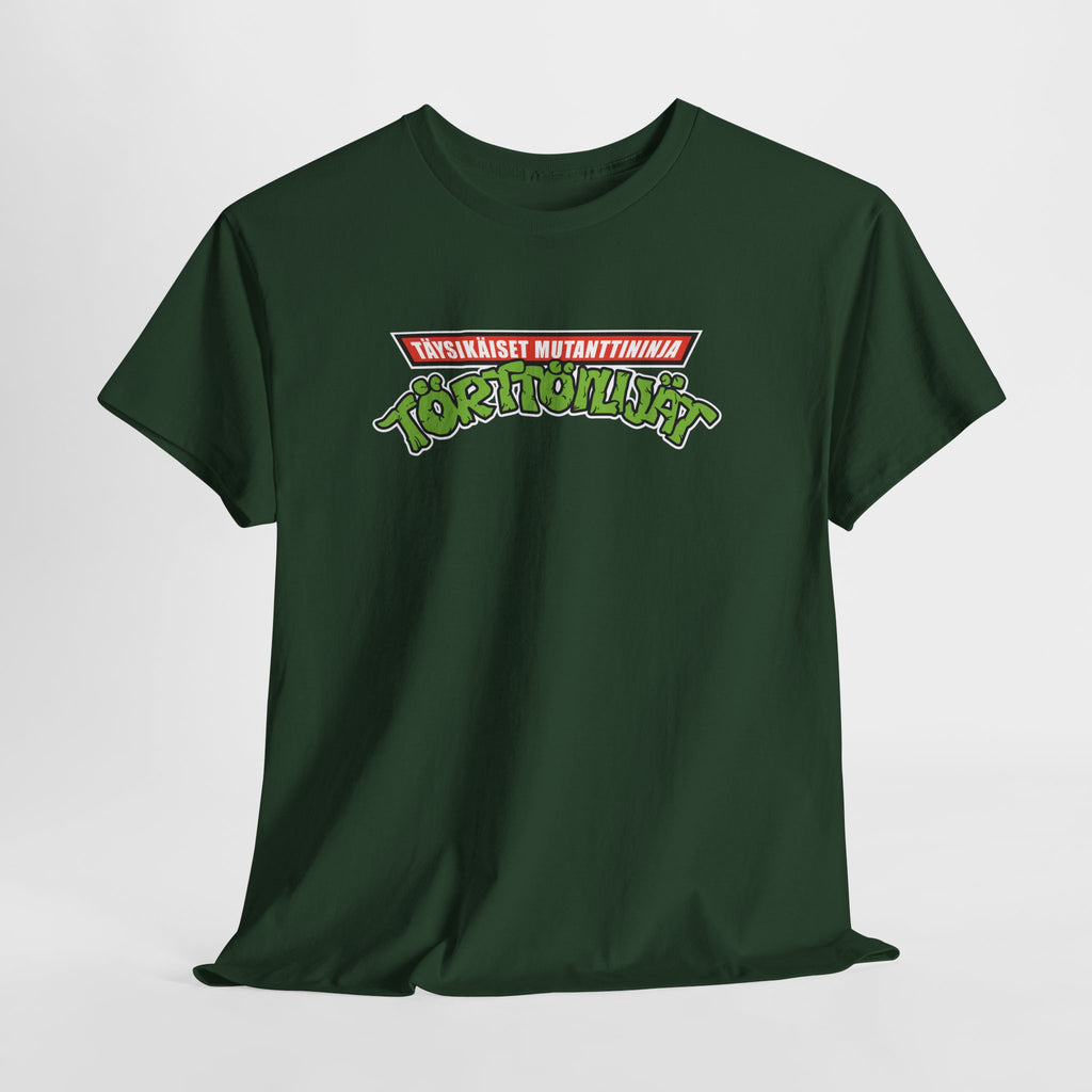 TMNT eli Täysikäiset Mutanttininja Törttöilijät t-paita | 100% puuvillaa, unisex