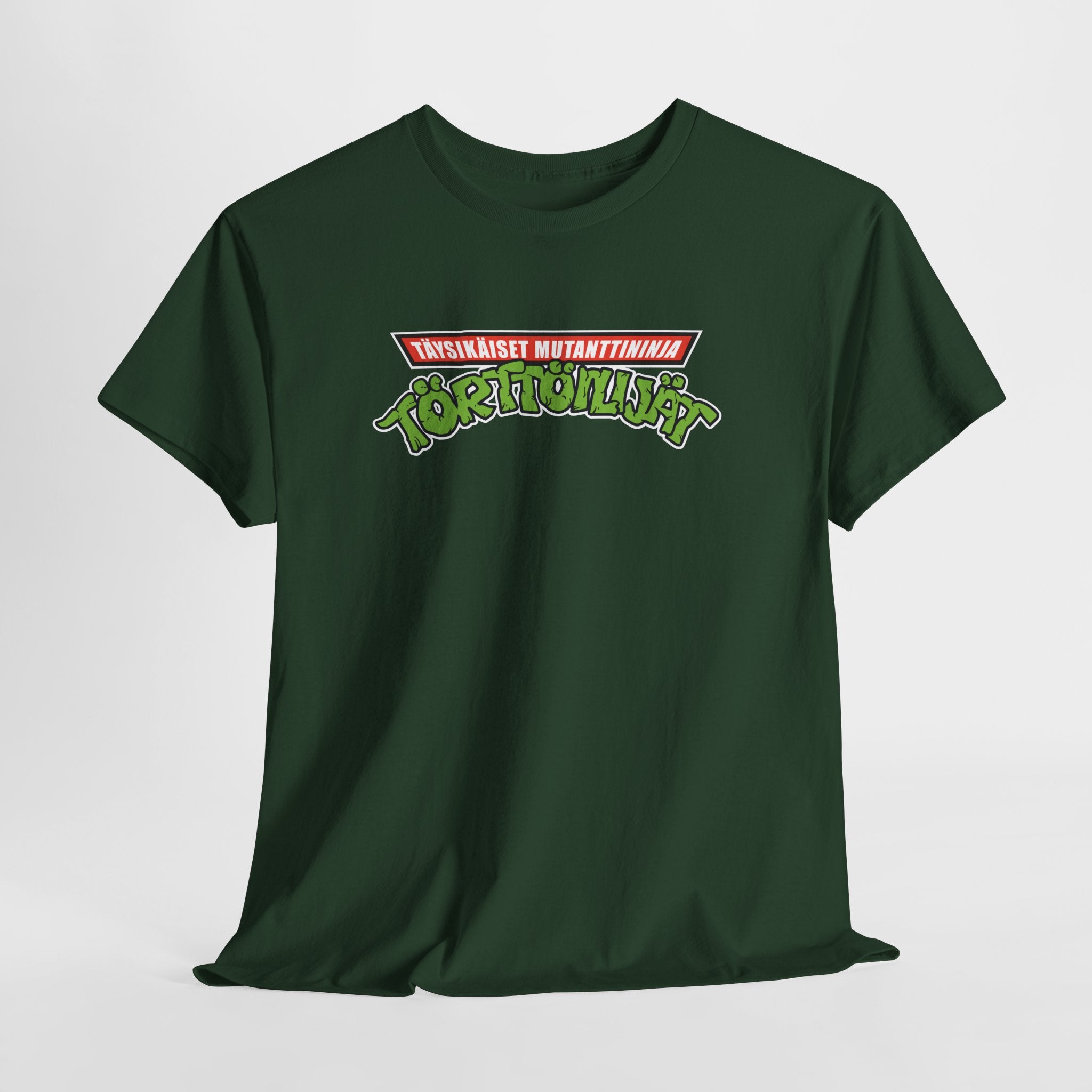 TMNT eli Täysikäiset Mutanttininja Törttöilijät t-paita | 100% puuvillaa, unisex