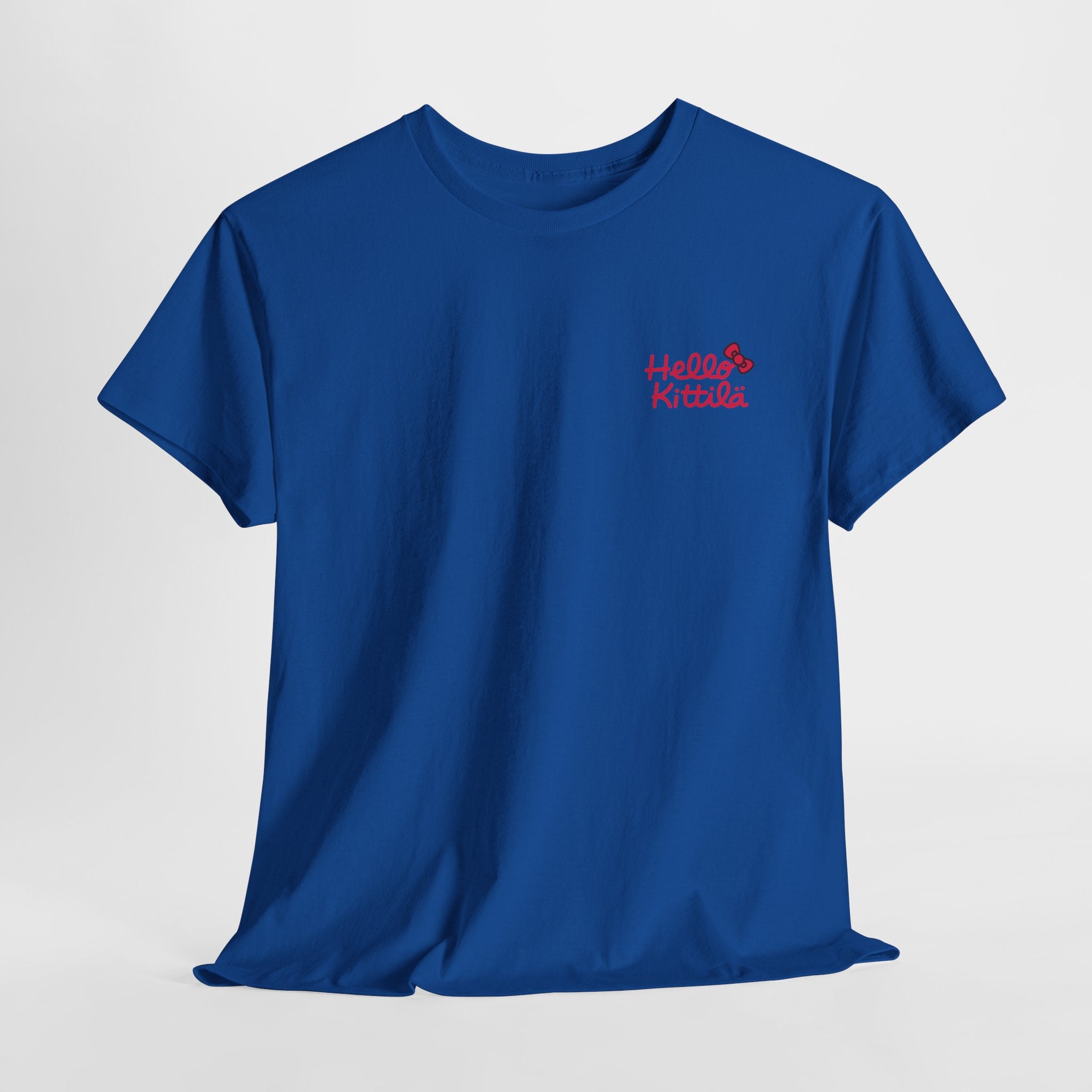 Hello Kittilä (pieni teksti) | 100% puuvillaa, unisex