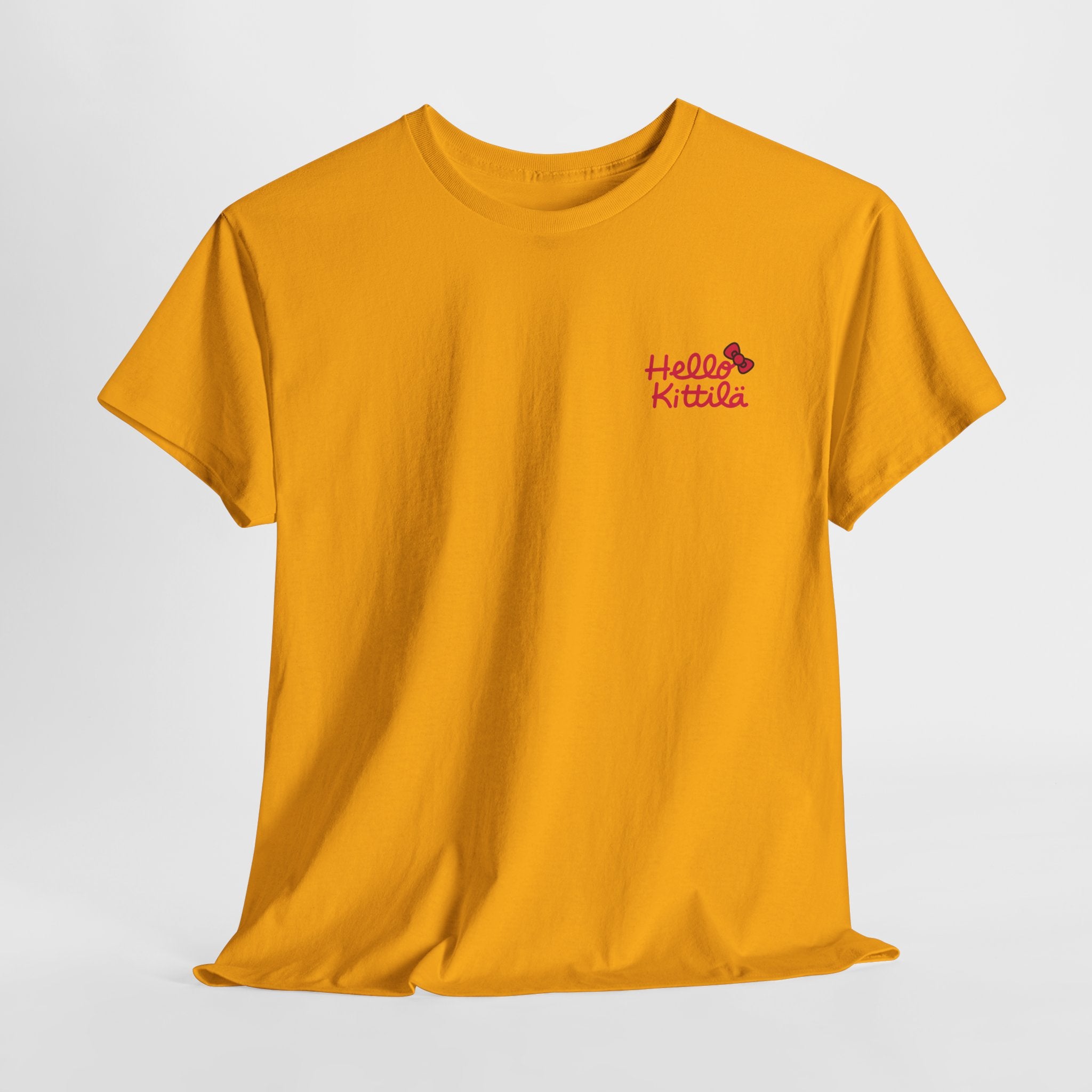 Hello Kittilä (pieni teksti) | 100% puuvillaa, unisex