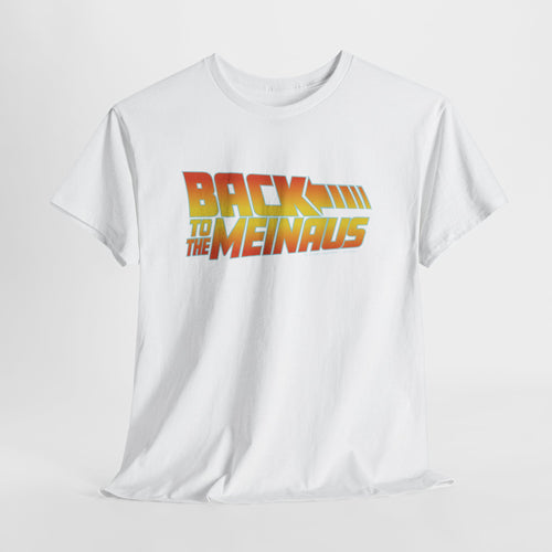 Back to the Meinaus t-paita | 100% puuvillaa, unisex - Lourun verkkokauppa
