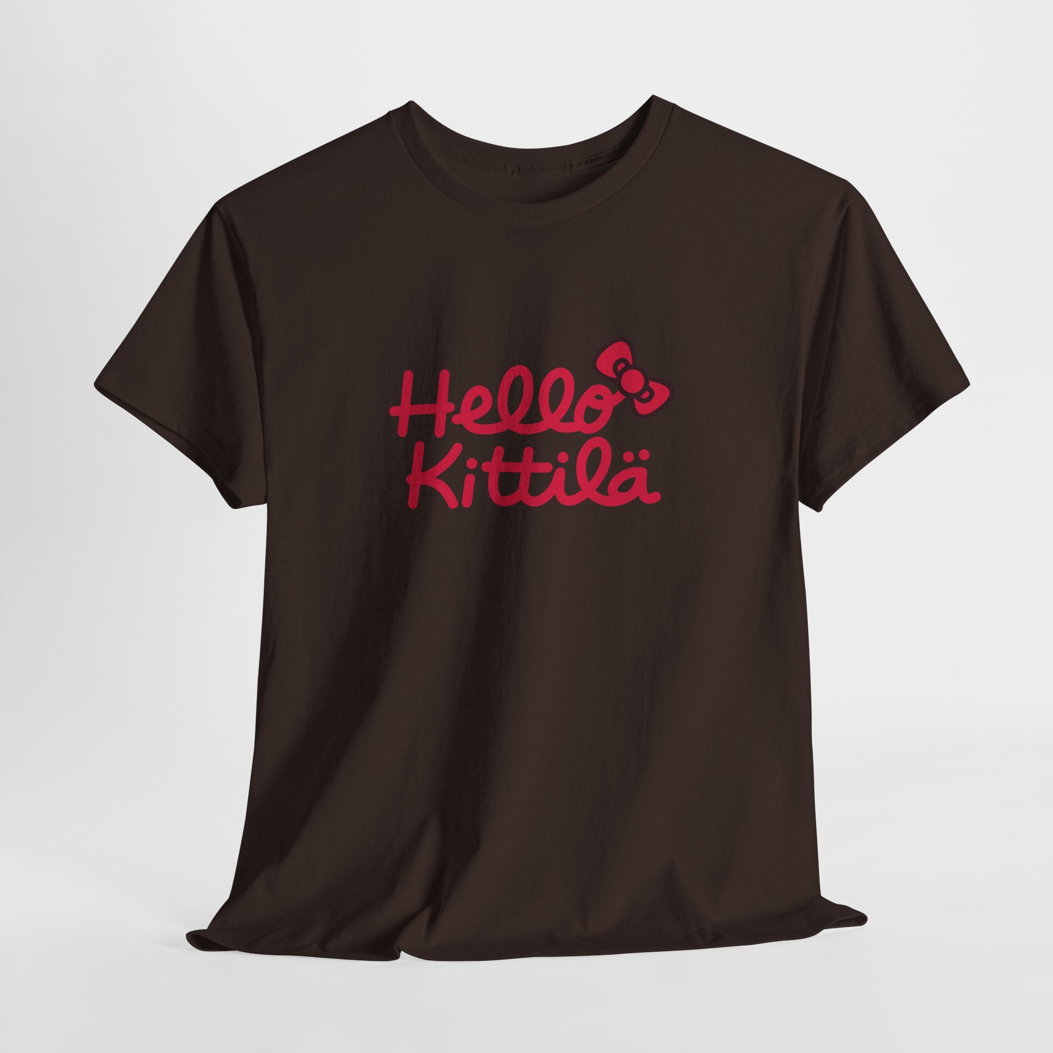 Hello Kittilä (iso teksti) | 100% puuvillaa, unisex