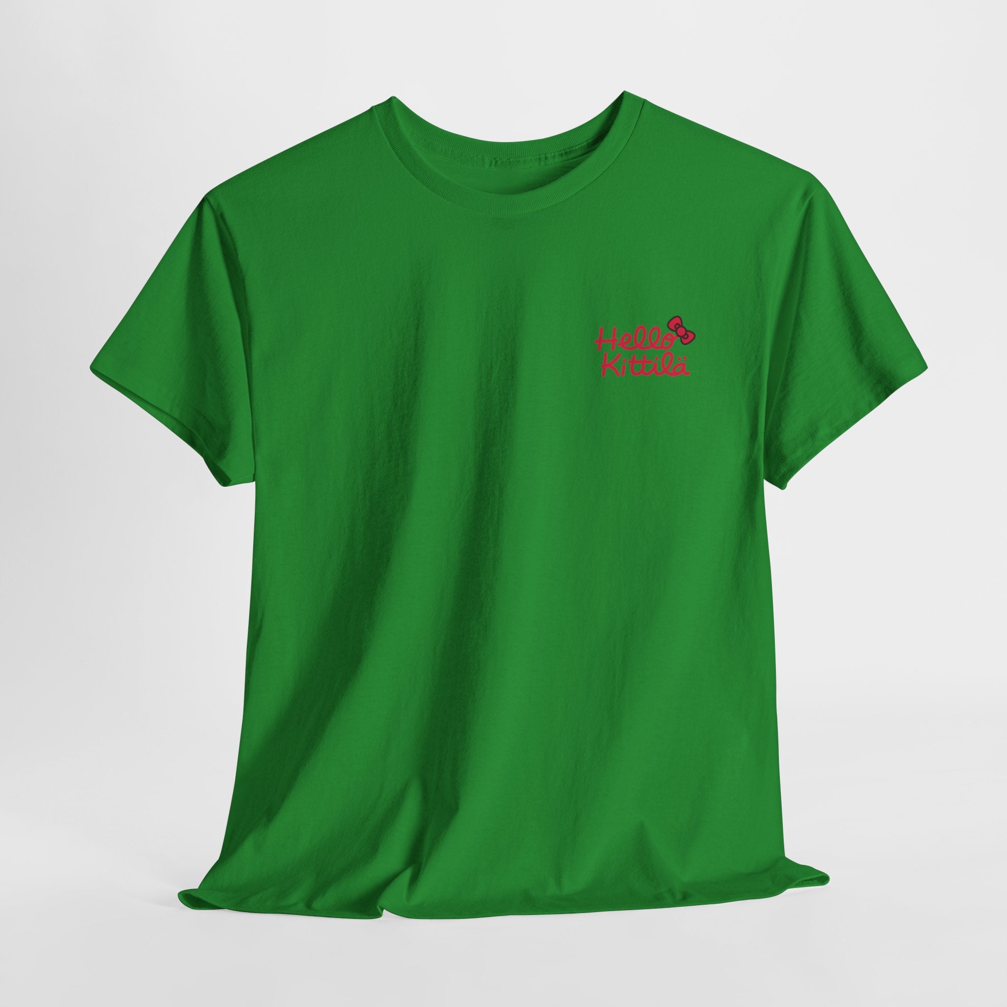 Hello Kittilä (pieni teksti) | 100% puuvillaa, unisex