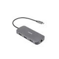 DELTACO USB-C-telakka, 3x USB-A, SD/microSD, RJ45, HDMI, PD 85W - Lourun verkkokauppa