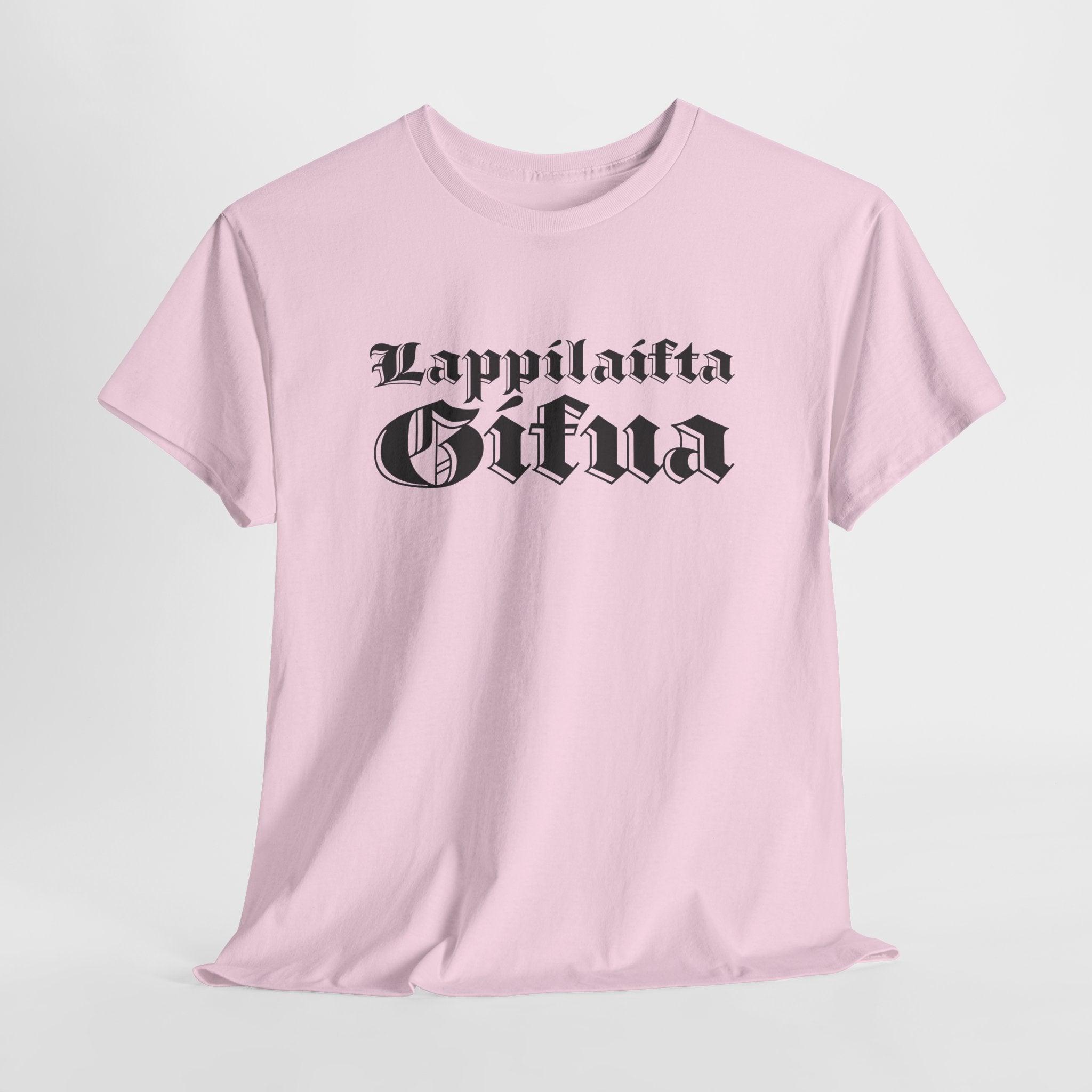 Lappilaista sisua t-paita, tumma retro teksti | 100% puuvillaa, unisex - Lourun verkkokauppa