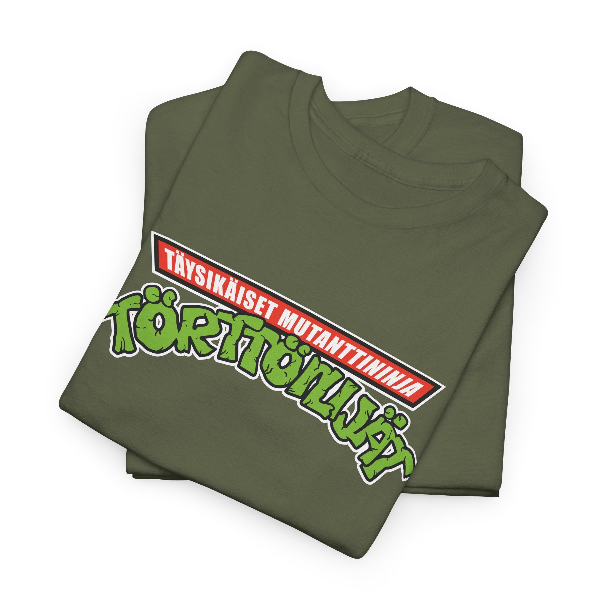 TMNT eli Täysikäiset Mutanttininja Törttöilijät t-paita | 100% puuvillaa, unisex