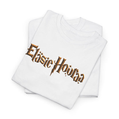 Eläsie Houraa t-paita, kultainen logo | 100% puuvillaa, unisex - Lourun verkkokauppa