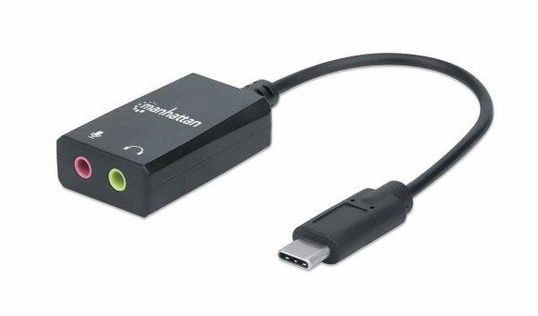 Manhattan USB-C audio adapteri - Lourun verkkokauppa