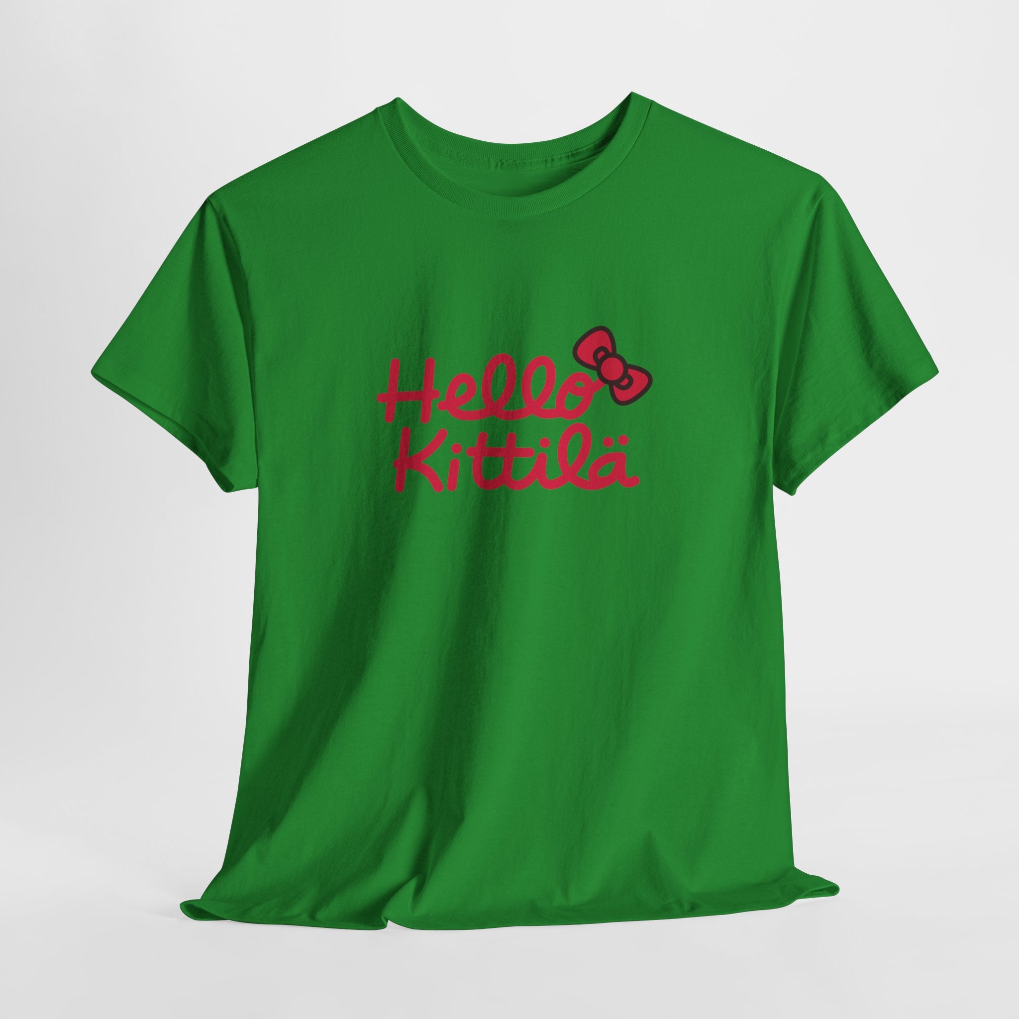 Hello Kittilä (iso teksti) | 100% puuvillaa, unisex