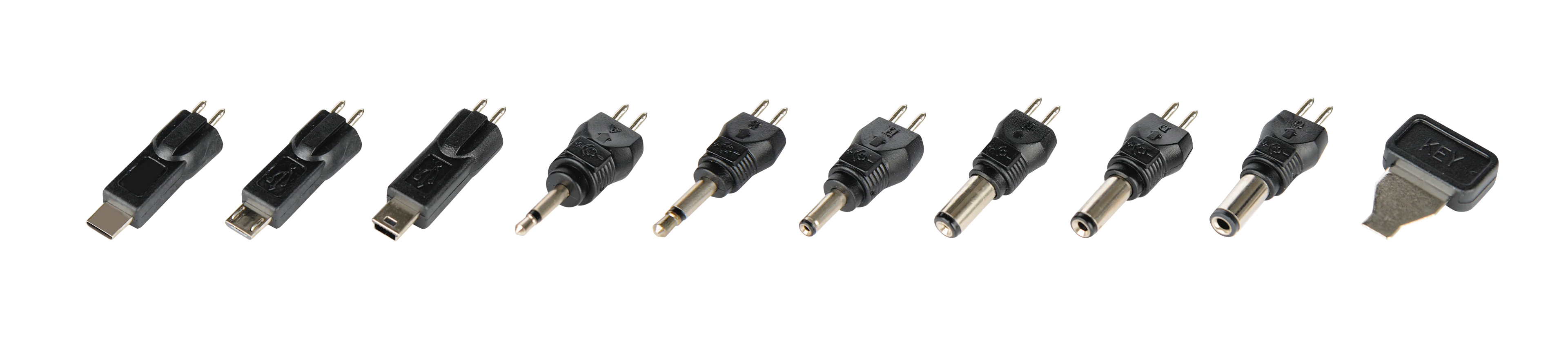 Nordic Quality AC/DC 3-12V, 6.7-27W, 2250mAh virta-adapteri vaihtopäillä