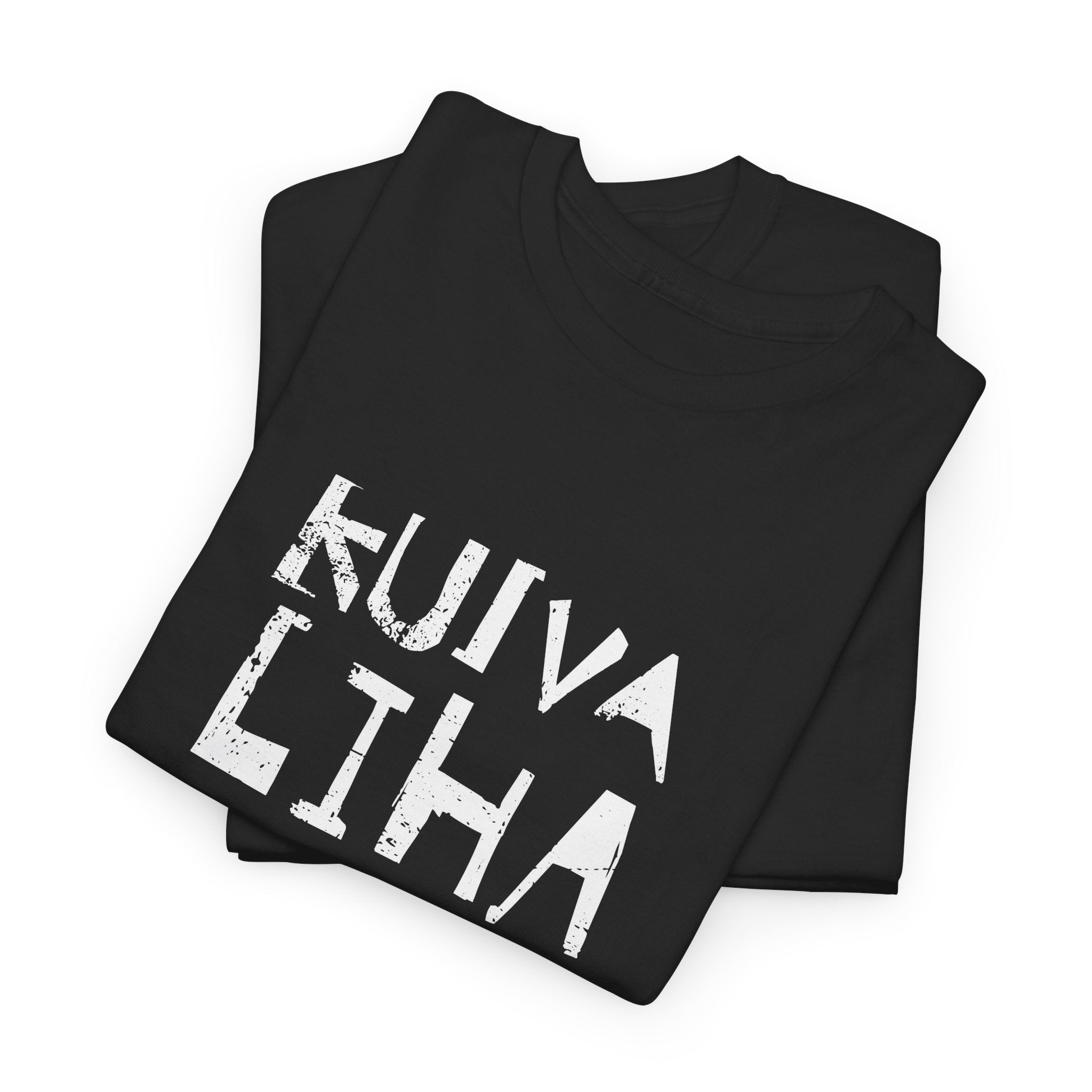 Kuivaliha T-paita – Hauska paita kuivan lihan ja eräretkien ystävälle | musta teksti | 100% puuvillaa, unisex