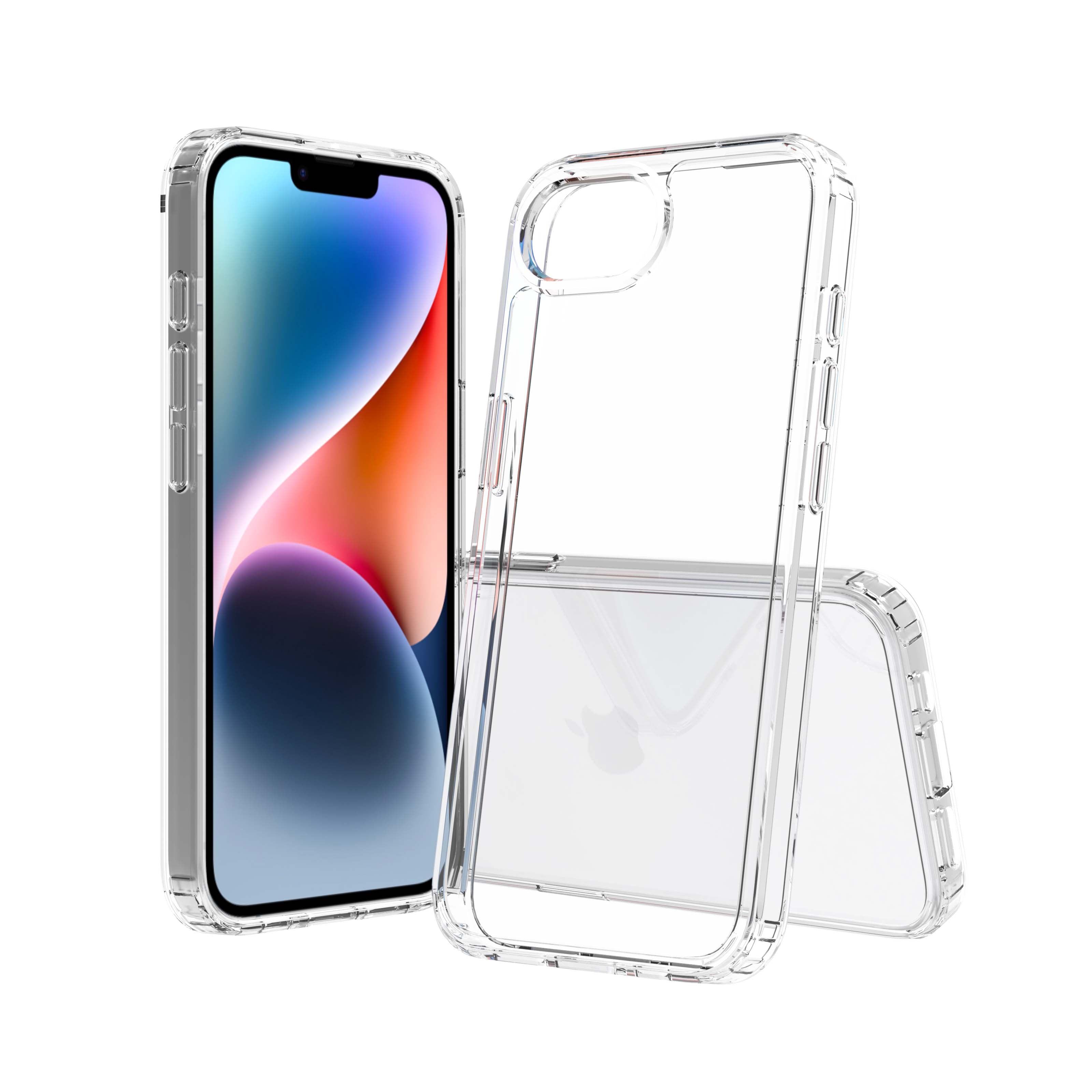 Screenor Bumper iPhone 16e läpinäkyvä suojakuori