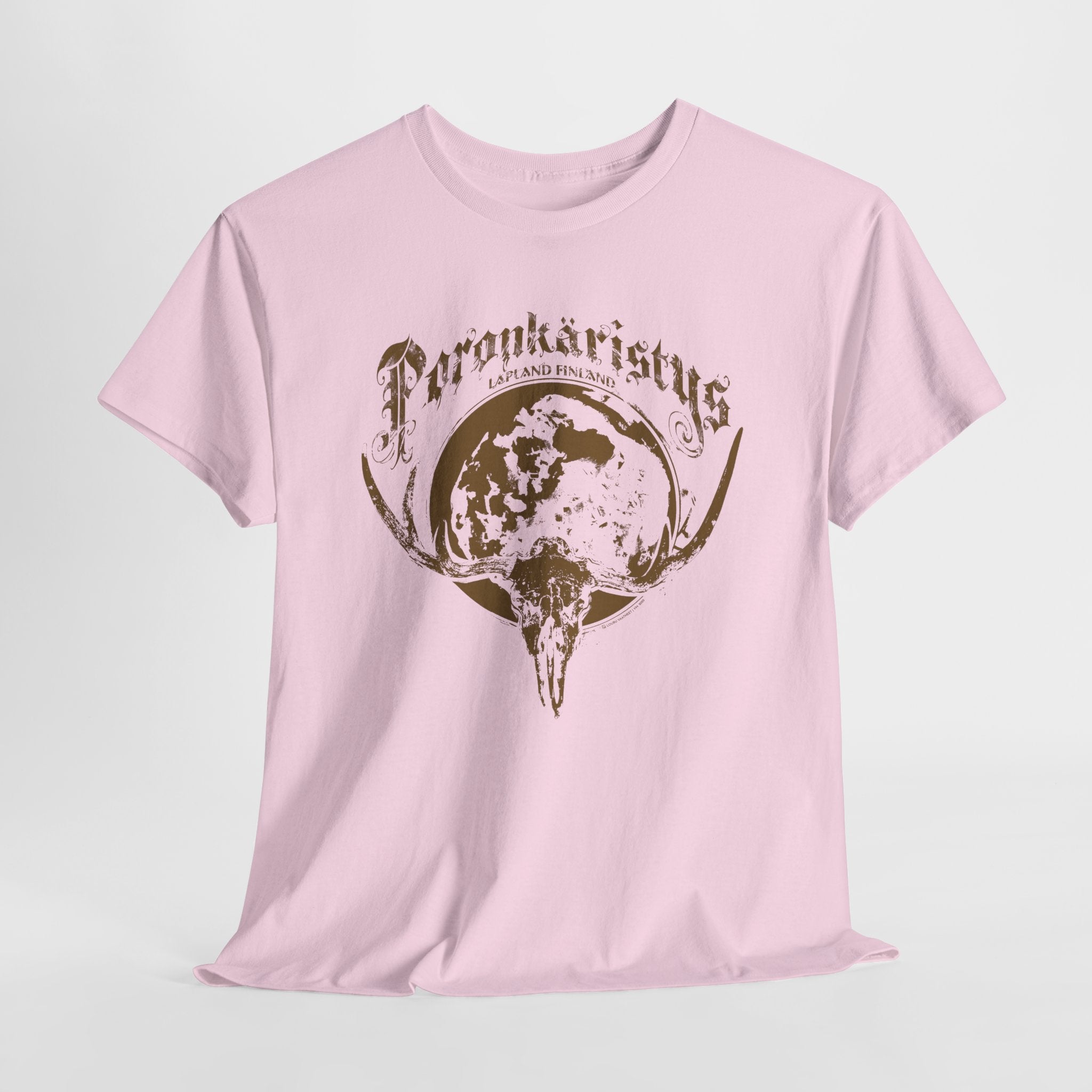Poronkäristys Lapland Finland t-paita | 100% puuvillaa, unisex