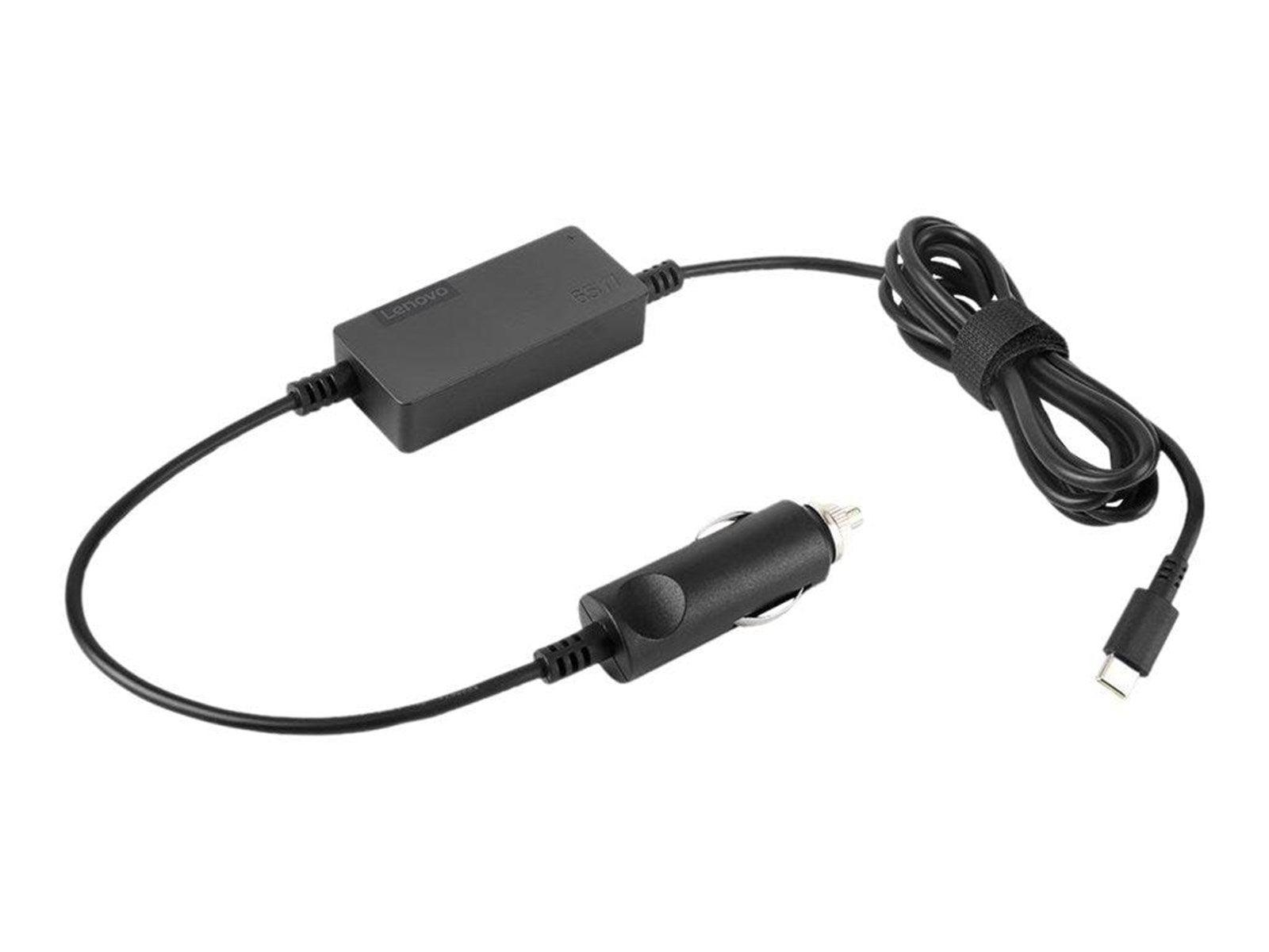 Lenovo 65W USB-C DC matkalaturi autoon - Lourun verkkokauppa