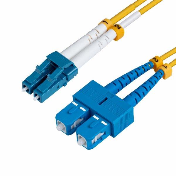 MicroConnect LC/UPC - SC/UPC 9/125 OS2 0,5m kaapeli - Lourun verkkokauppa