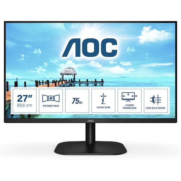 AOC 27B2H 27" FHD IPS HDMI/VGA monitori - Lourun verkkokauppa