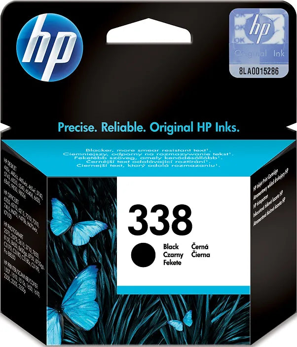 HP 338 Black Alkuperäinen Mustekasetti