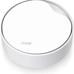 TP-Link Deco X50-PoE -mesh-yksikkö kattoon asennettuna, valkoinen