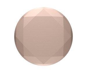 PopSockets Swappable PopGrip, Rose Gold Metallic Diamond, vaaleanpunainen - Lourun verkkokauppa