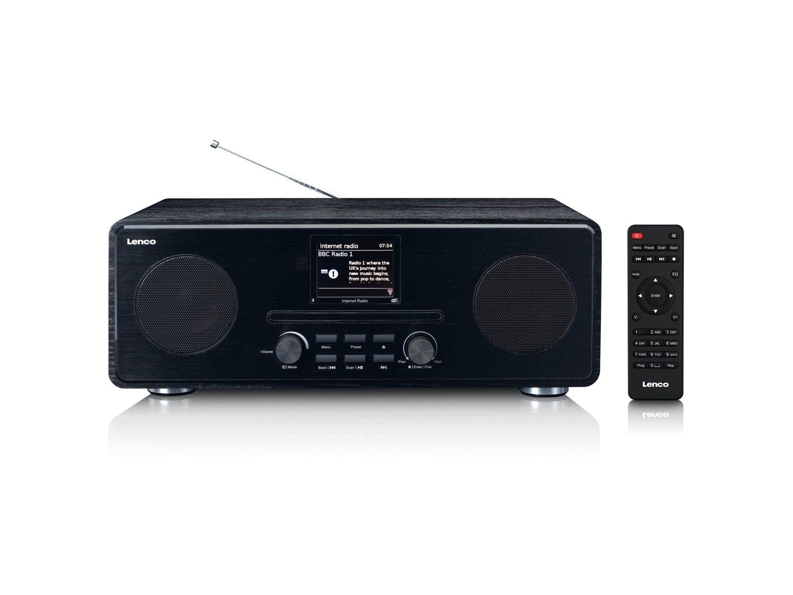 Lenco DIR-260BK FM/Internet radio BT
