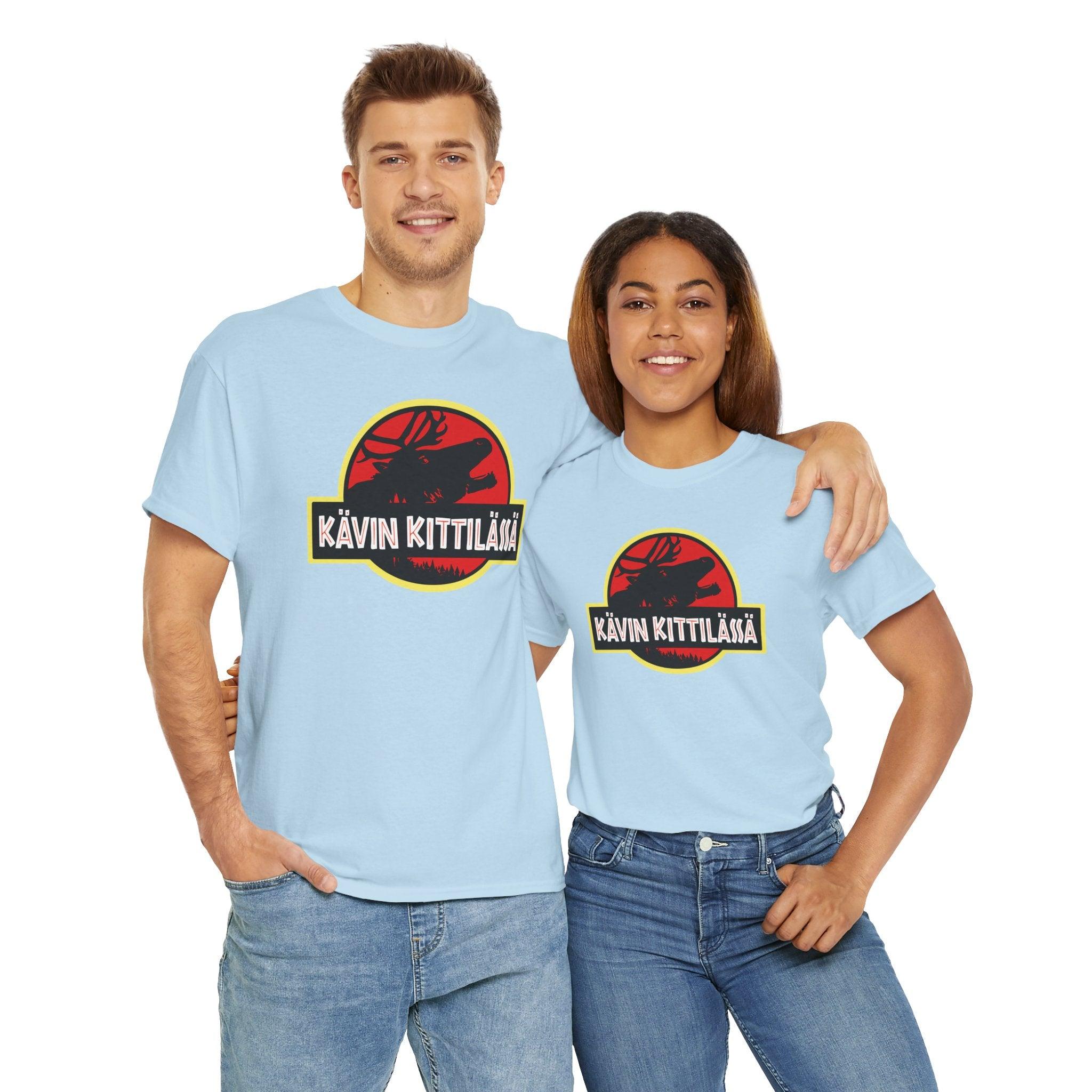 Kävin Kittilässä t-paita | 100% puuvillaa, unisex - Lourun verkkokauppa