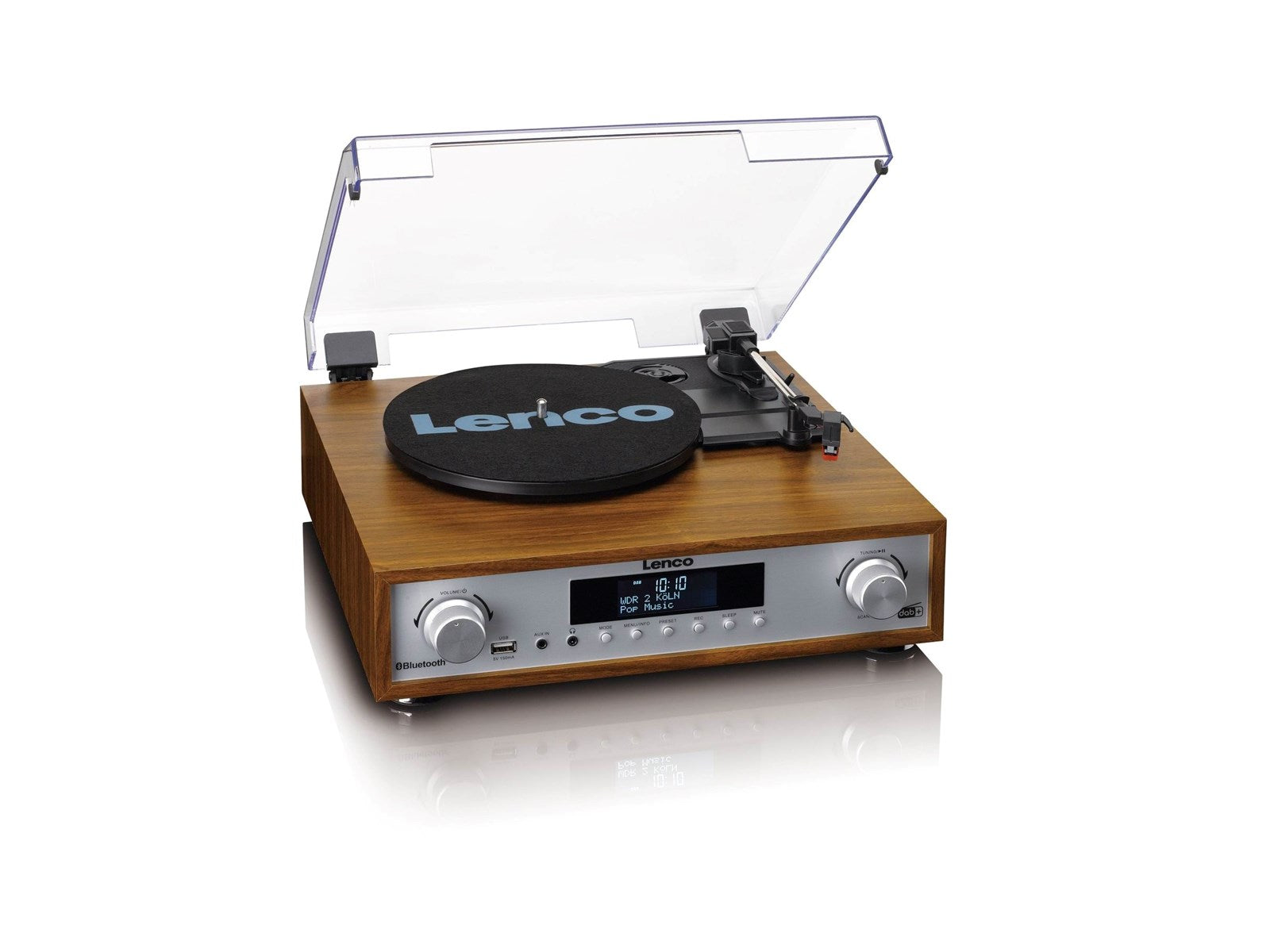 Lenco MC-160 Stereo setti, FM Radio, levysoitin